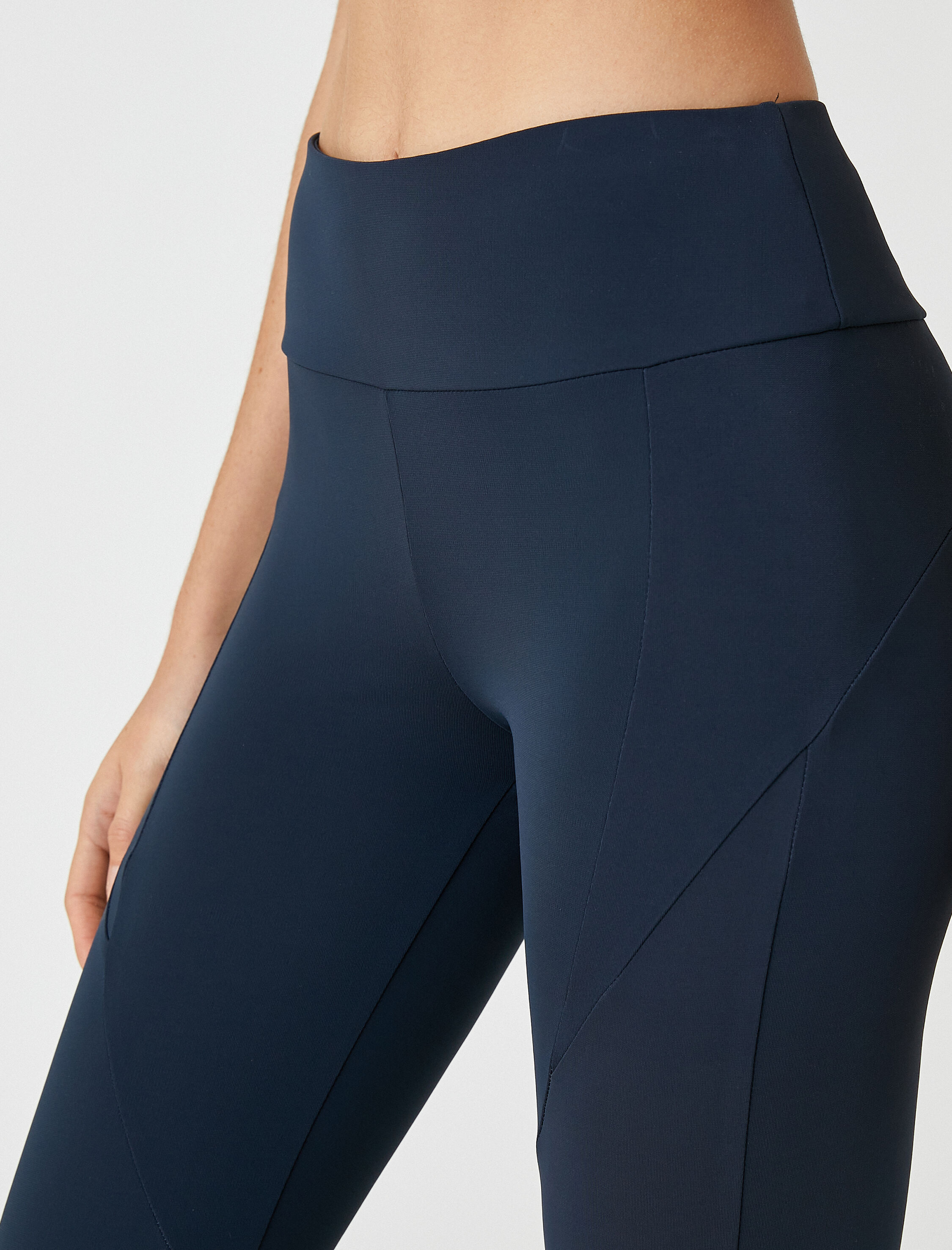   Toparlayıcı Kalın Tayt Yüksek Bel