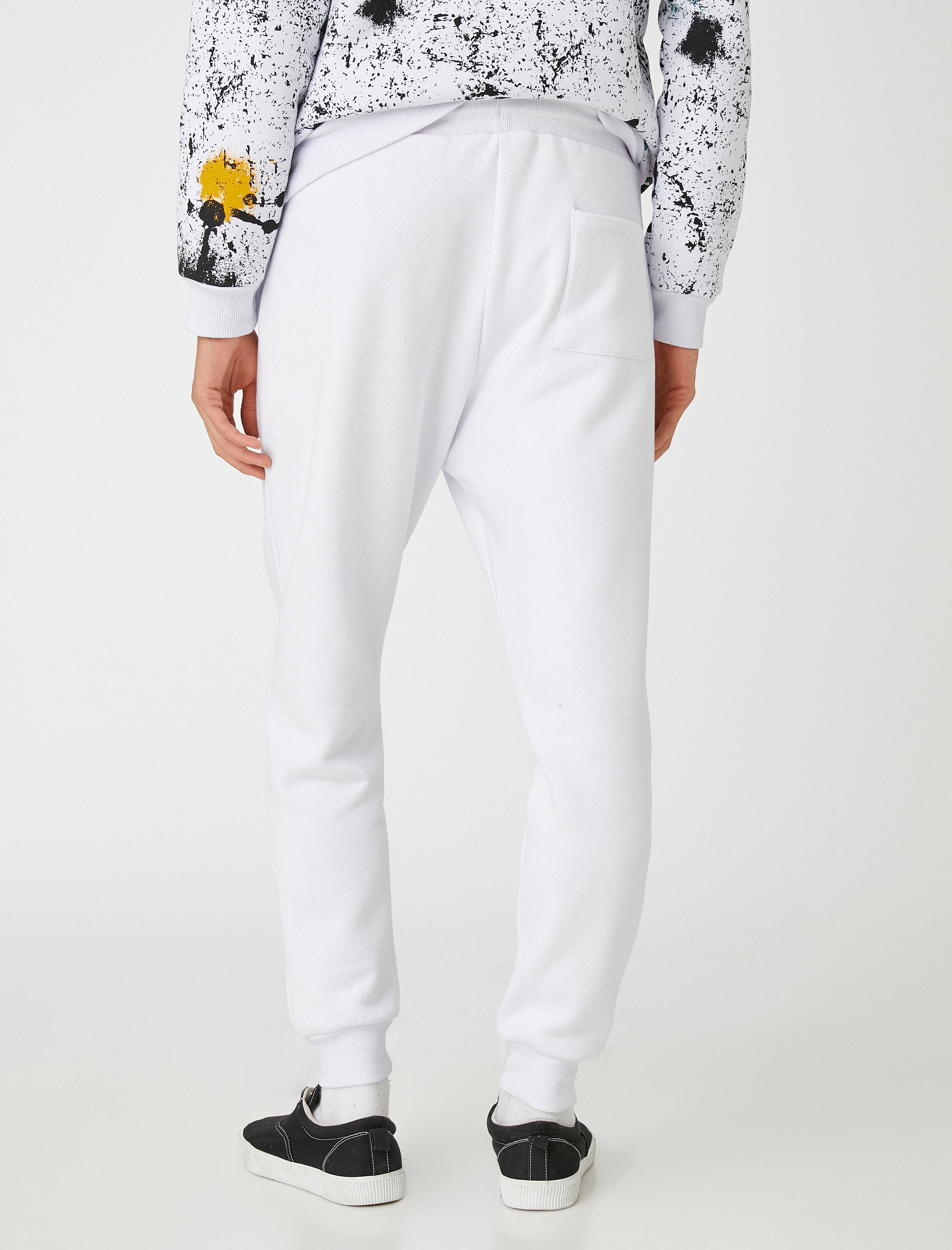   Basic Jogger Eşofman Altı Beli Bağcıklı Cepli Şardonlu