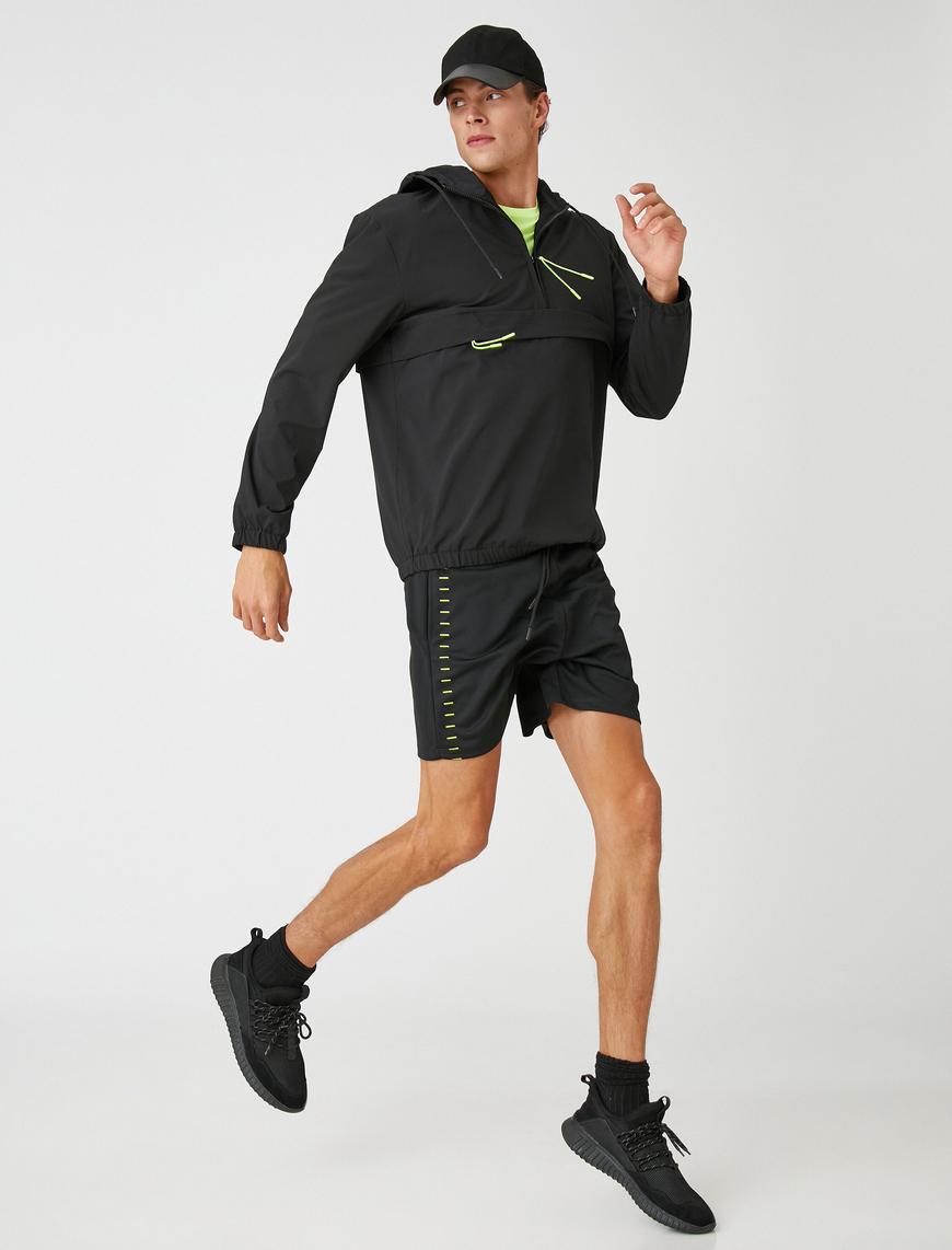   Basic Spor Şort Beli Bağcıklı