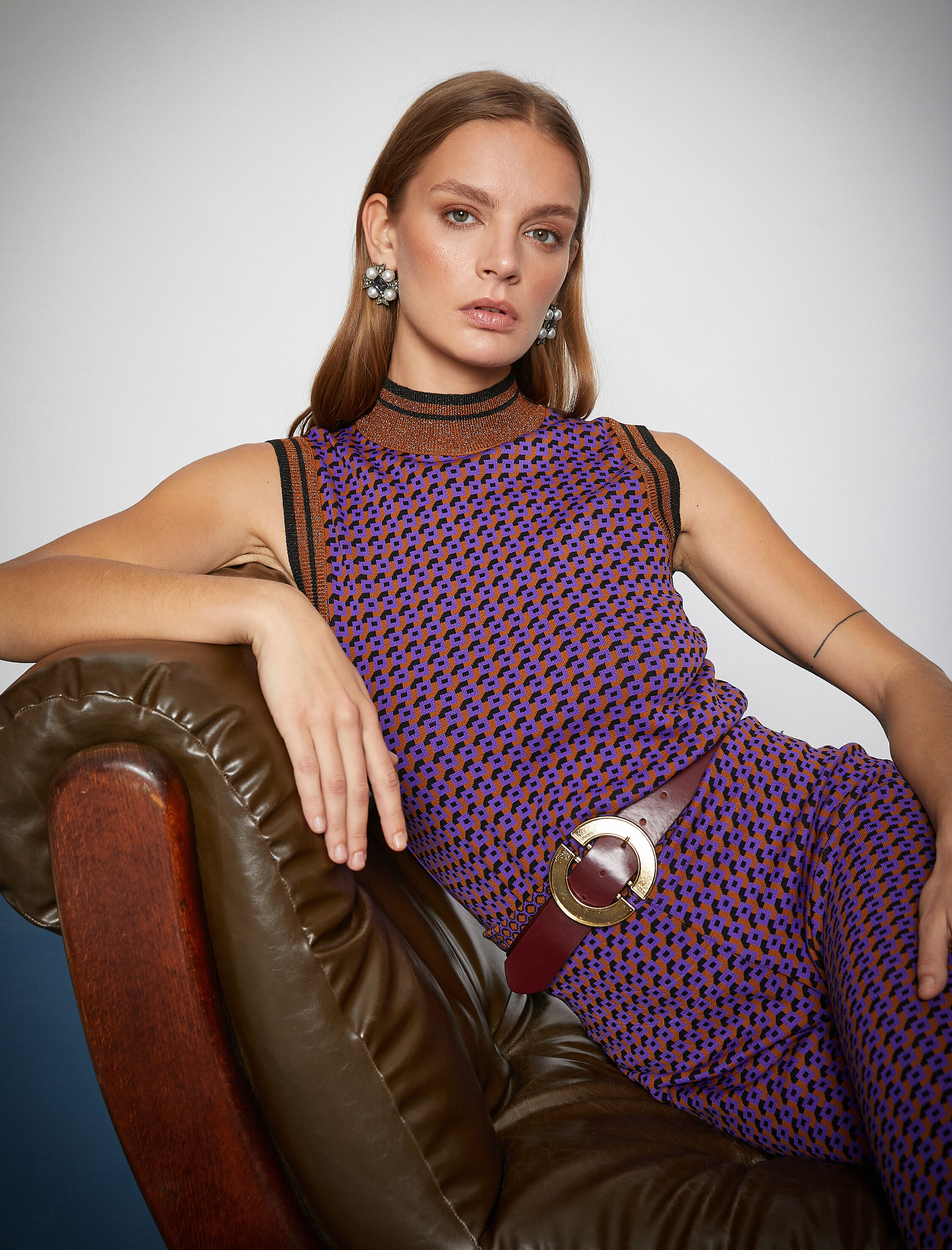   Melis Ağazat X Koton - Balıkçı Yaka Triko Atlet