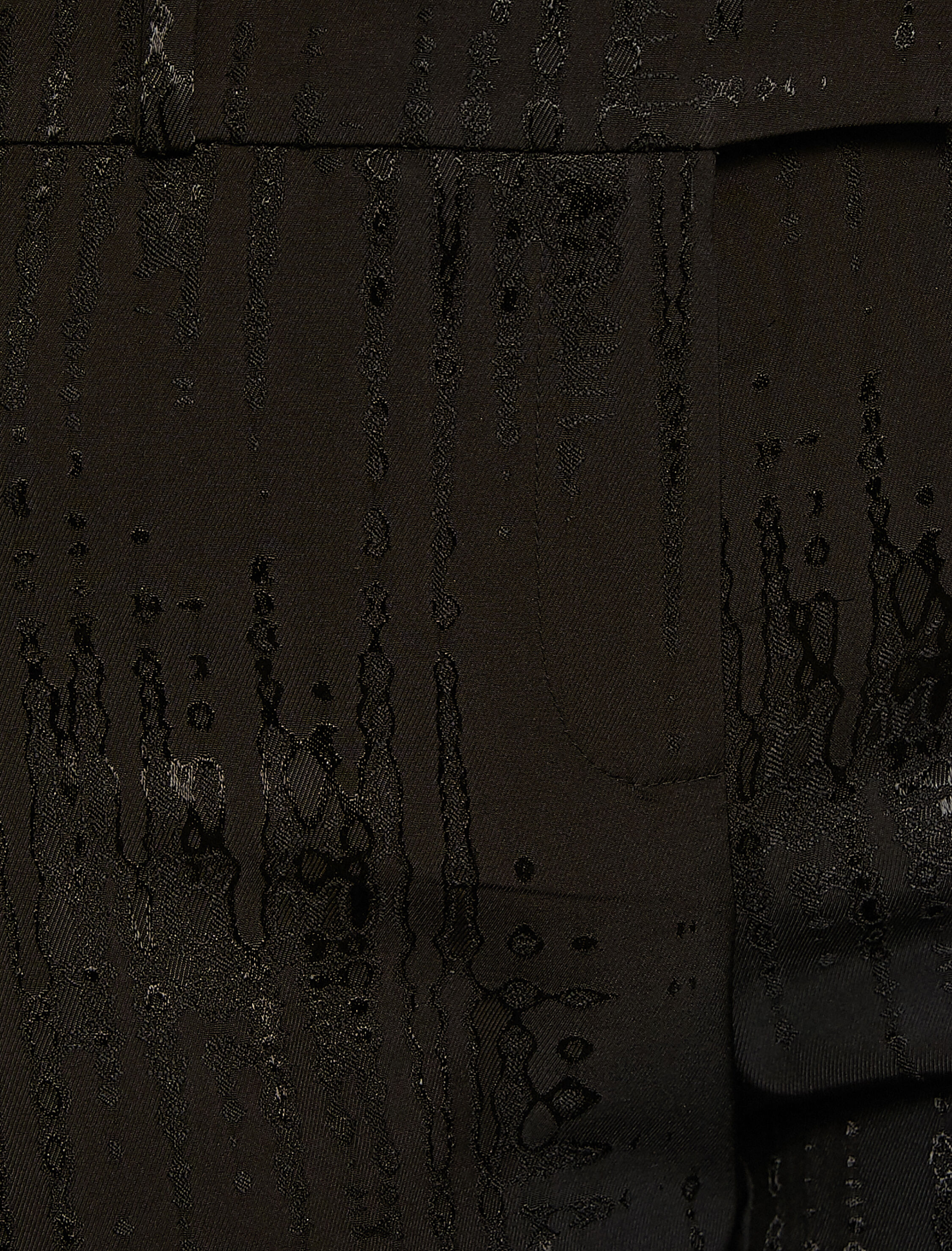   Desenli Bol Paça Pantolon