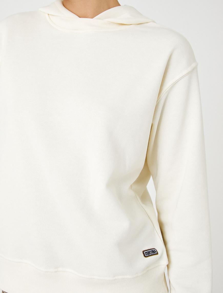   Basic Kapüşonlu Sweatshirt
