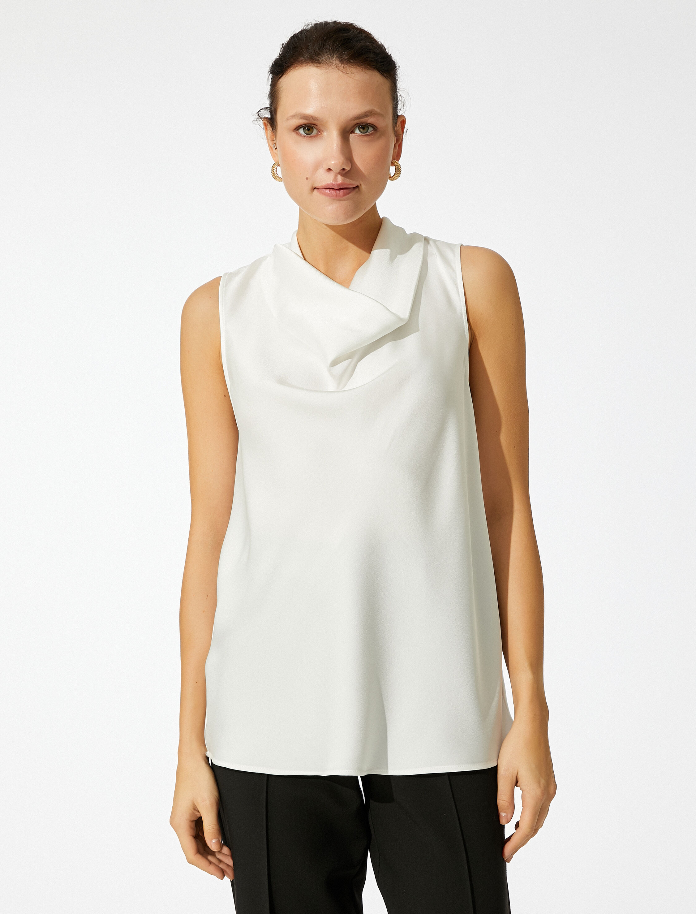   Degaje Yaka Kolsuz Bluz