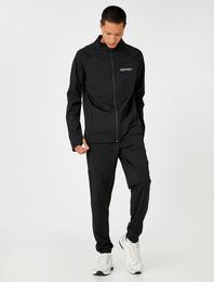 Basic Jogger Eşofman Altı Fermuar Cepli Beli Bağcıklı