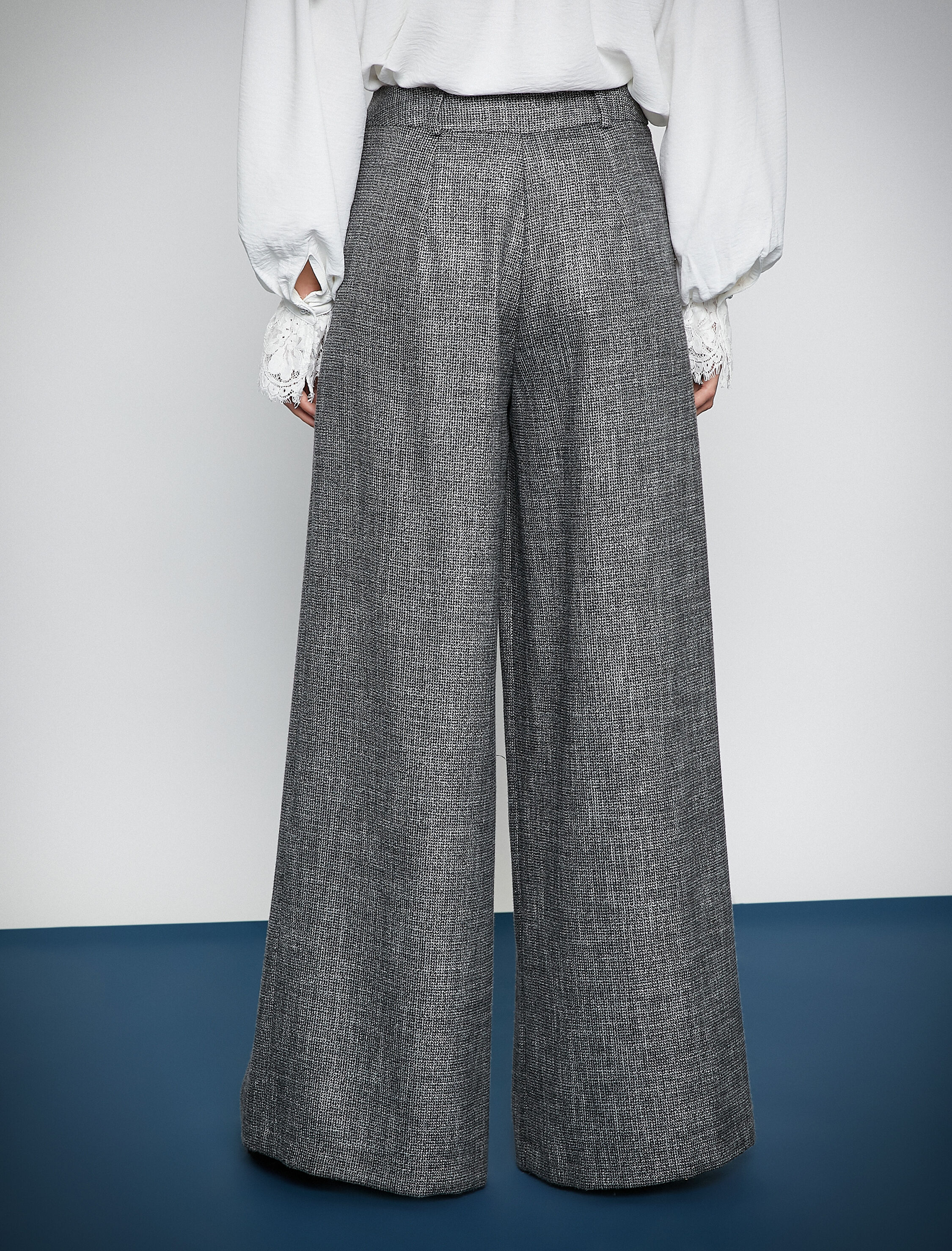   Melis Ağazat X Koton - Cepli Pileli Palazzo Pantolon