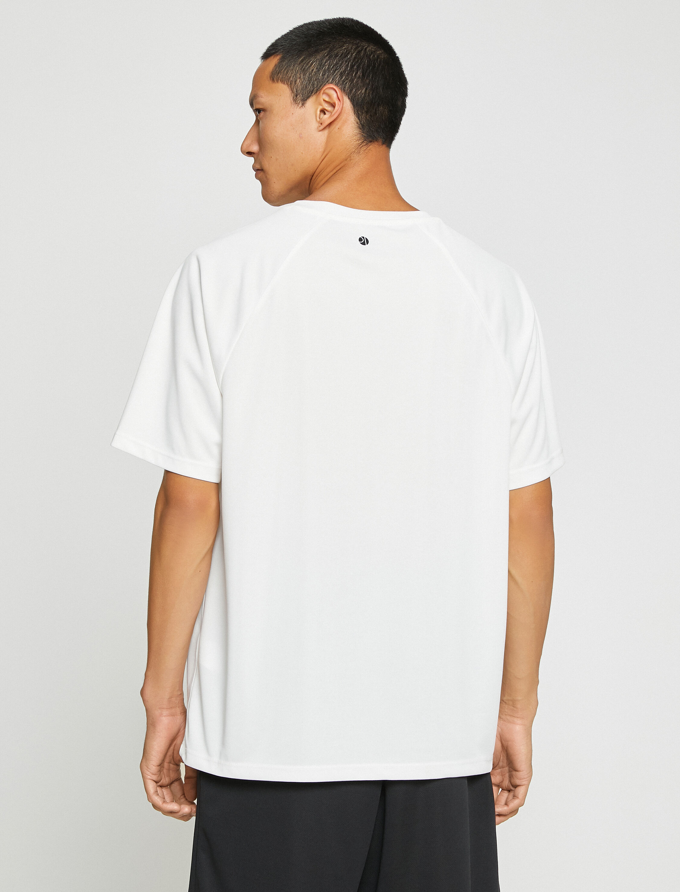   Basic Spor Tişört Basketbol Baskılı Bisiklet Yaka