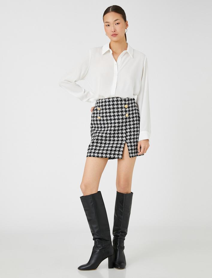  Basic Gömlek Uzun Kollu Düğmeli