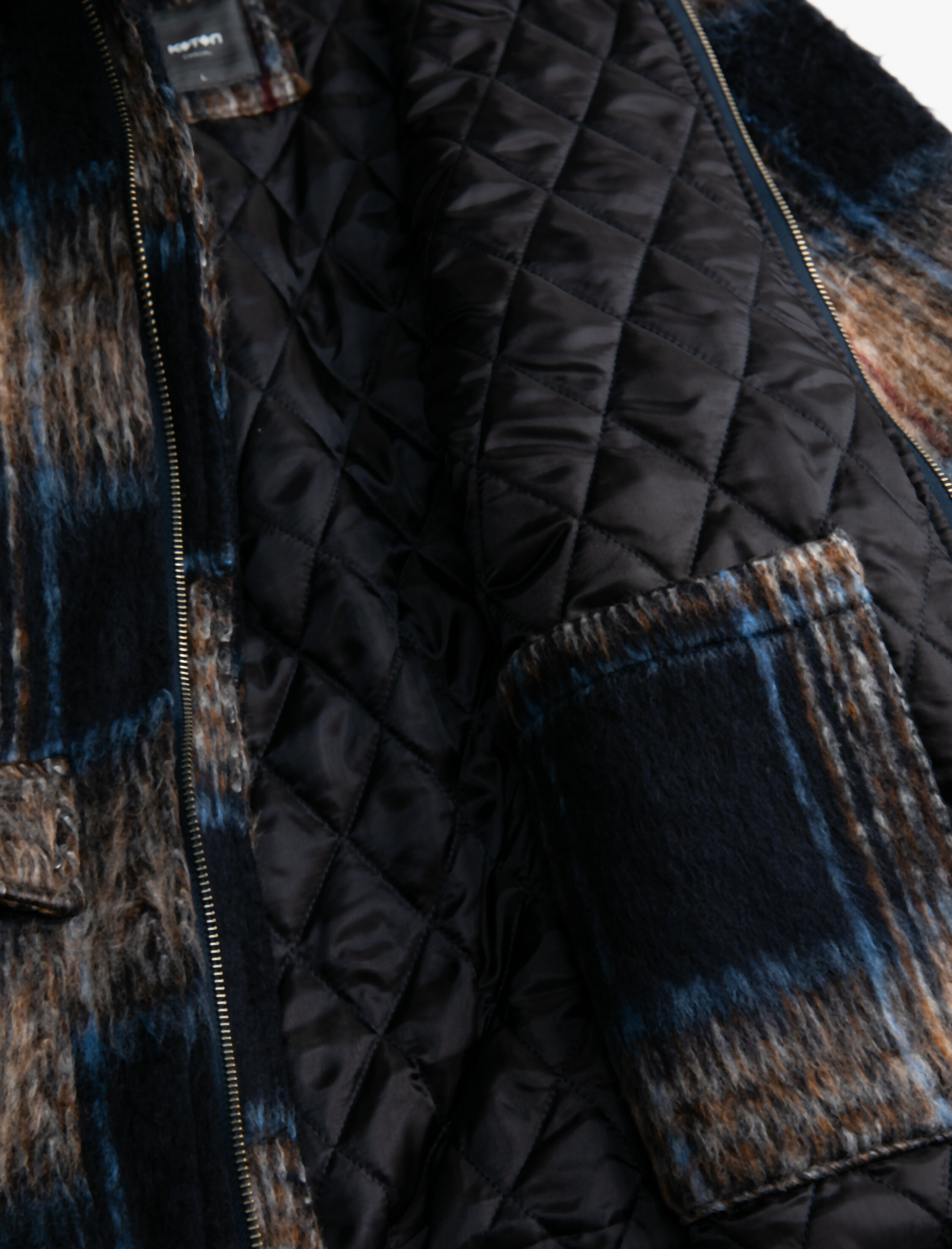   Yaka Detaylı Ceket Cepli Fermuarlı Yumuşak Dokulu