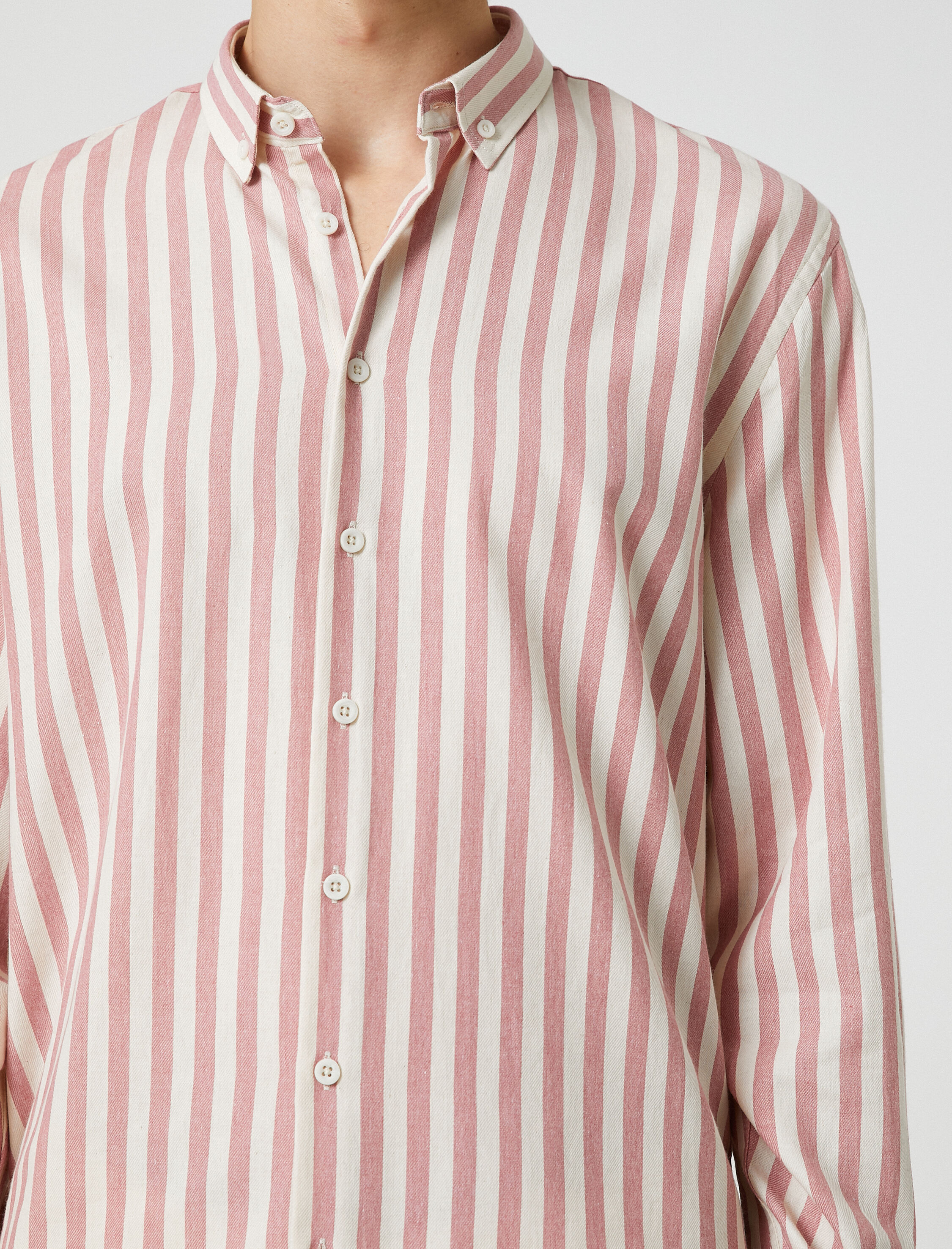   Spor Gömlek Uzun Kollu Klasik Yaka Slim Fit