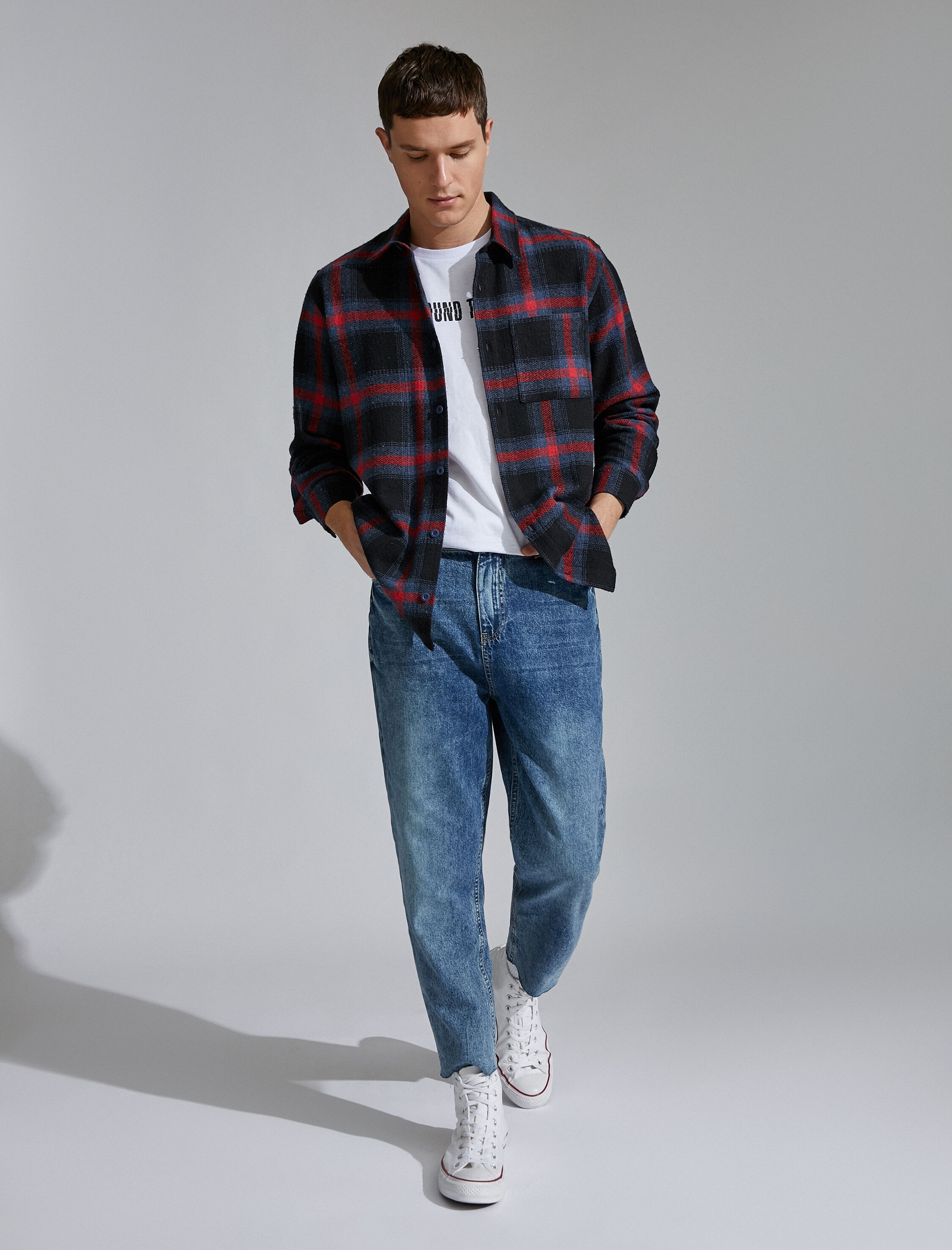   Loose Fit Kot Bol Pantolon - Steve Jean