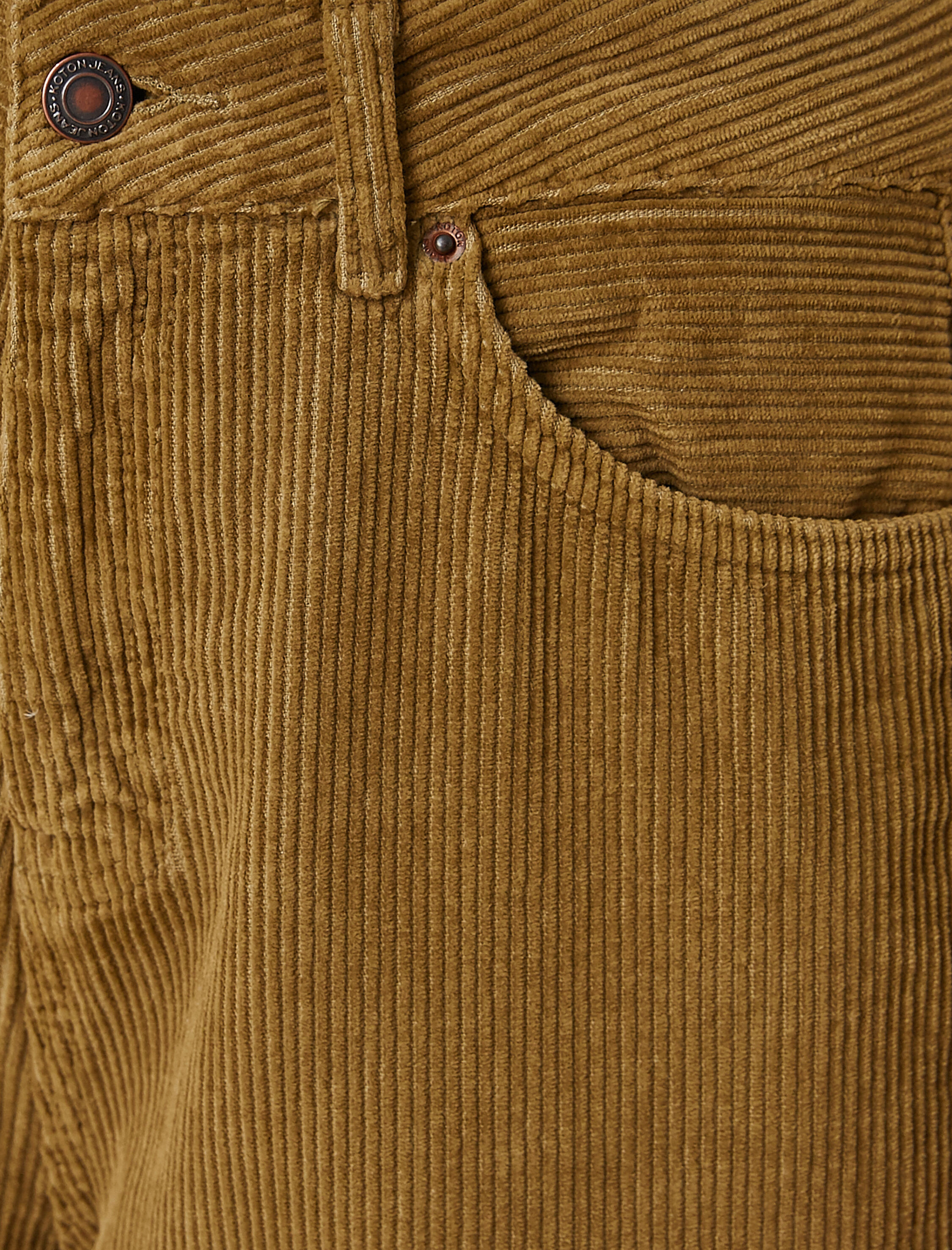   Yüksek Bel Kadife Pantolon