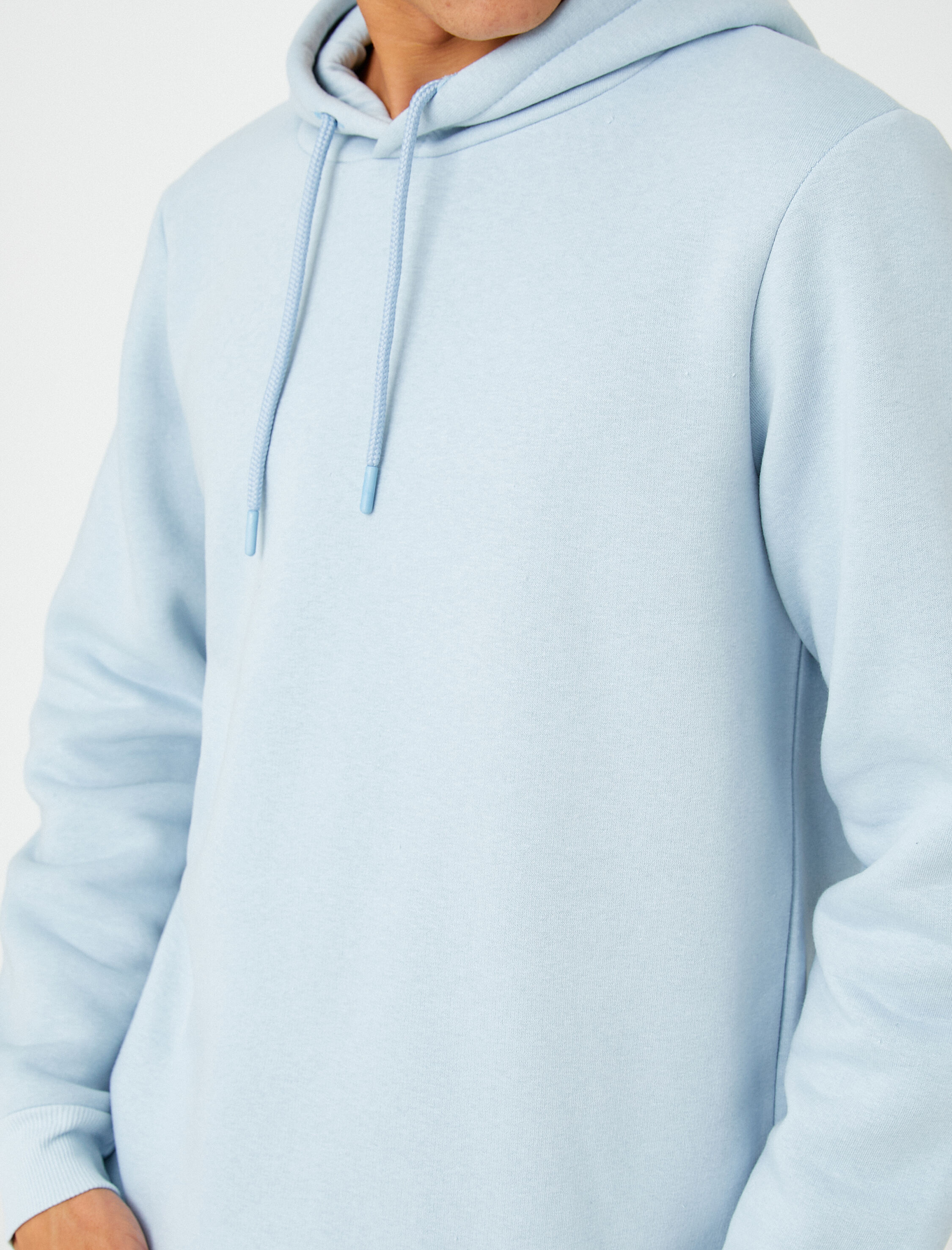 Basic Kapşonlu Sweatshirt