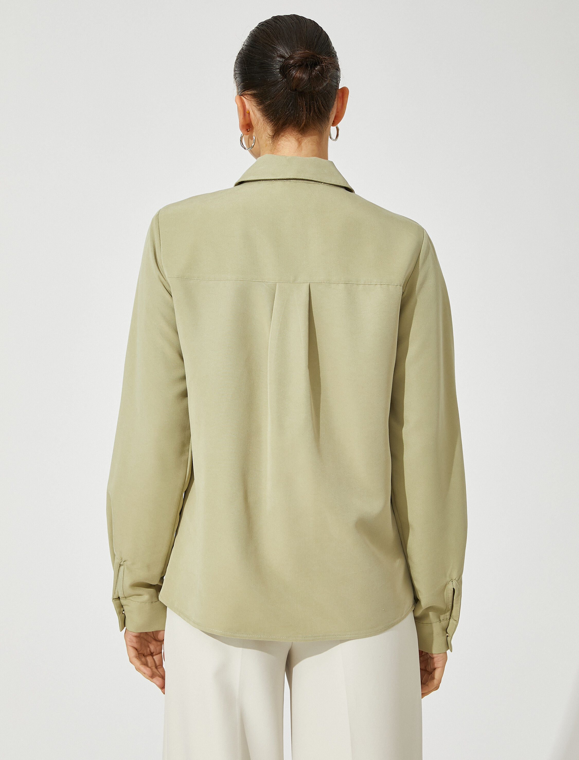   Cepli Gömlek Modal Karışımlı