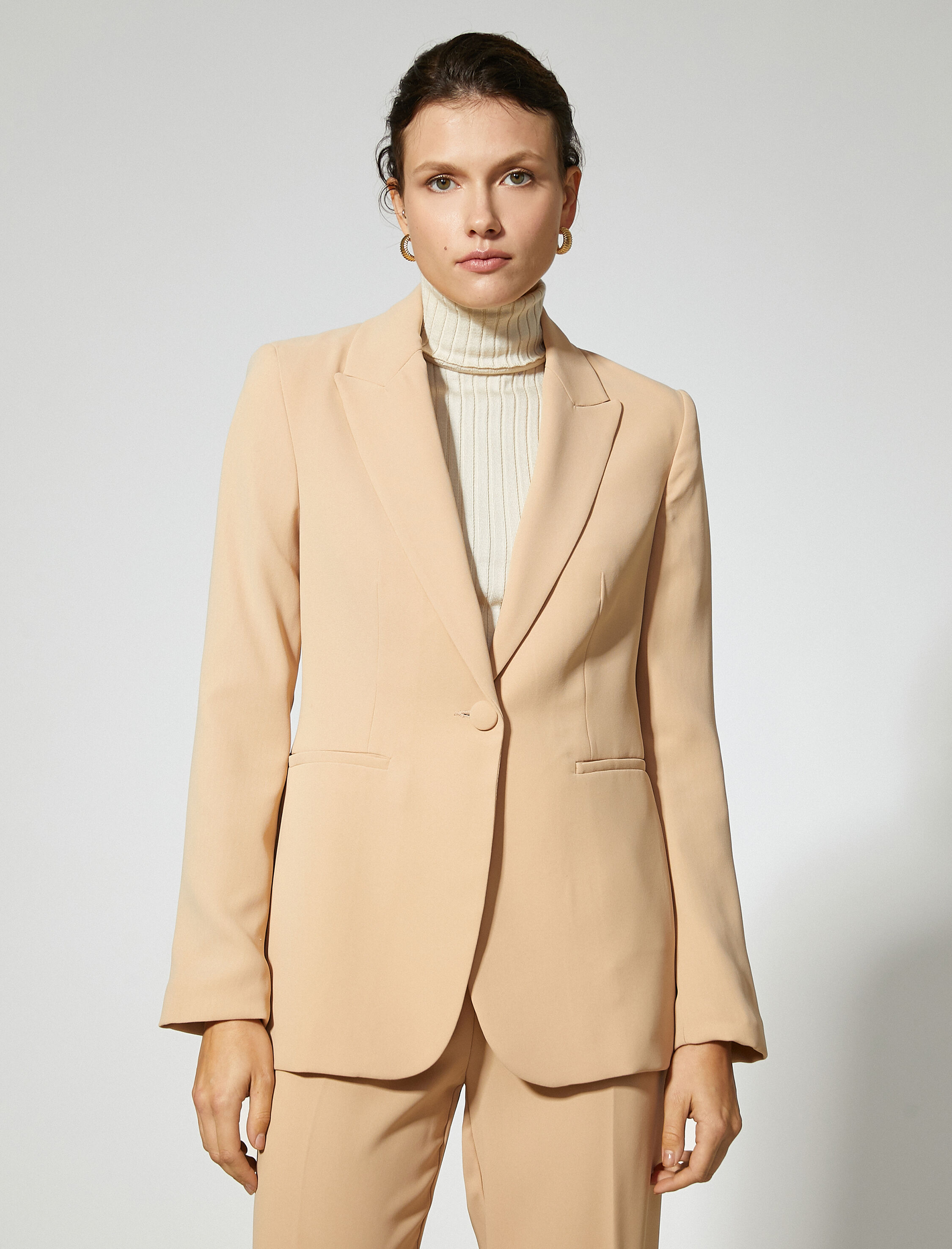   Tek Düğmeli Blazer Ceket