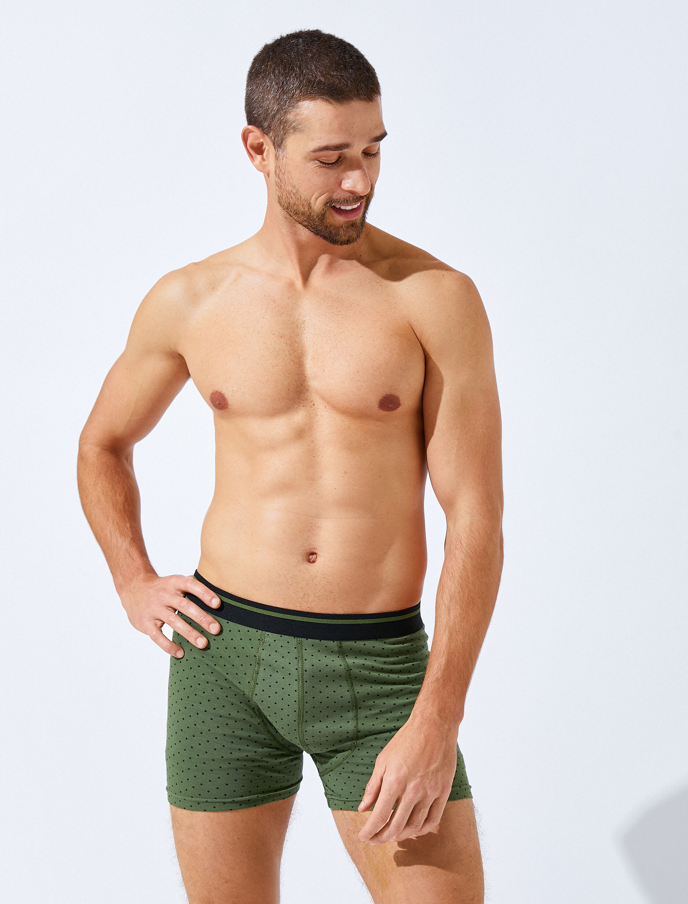   Pamuklu 3'lü Paket Basic Boxer