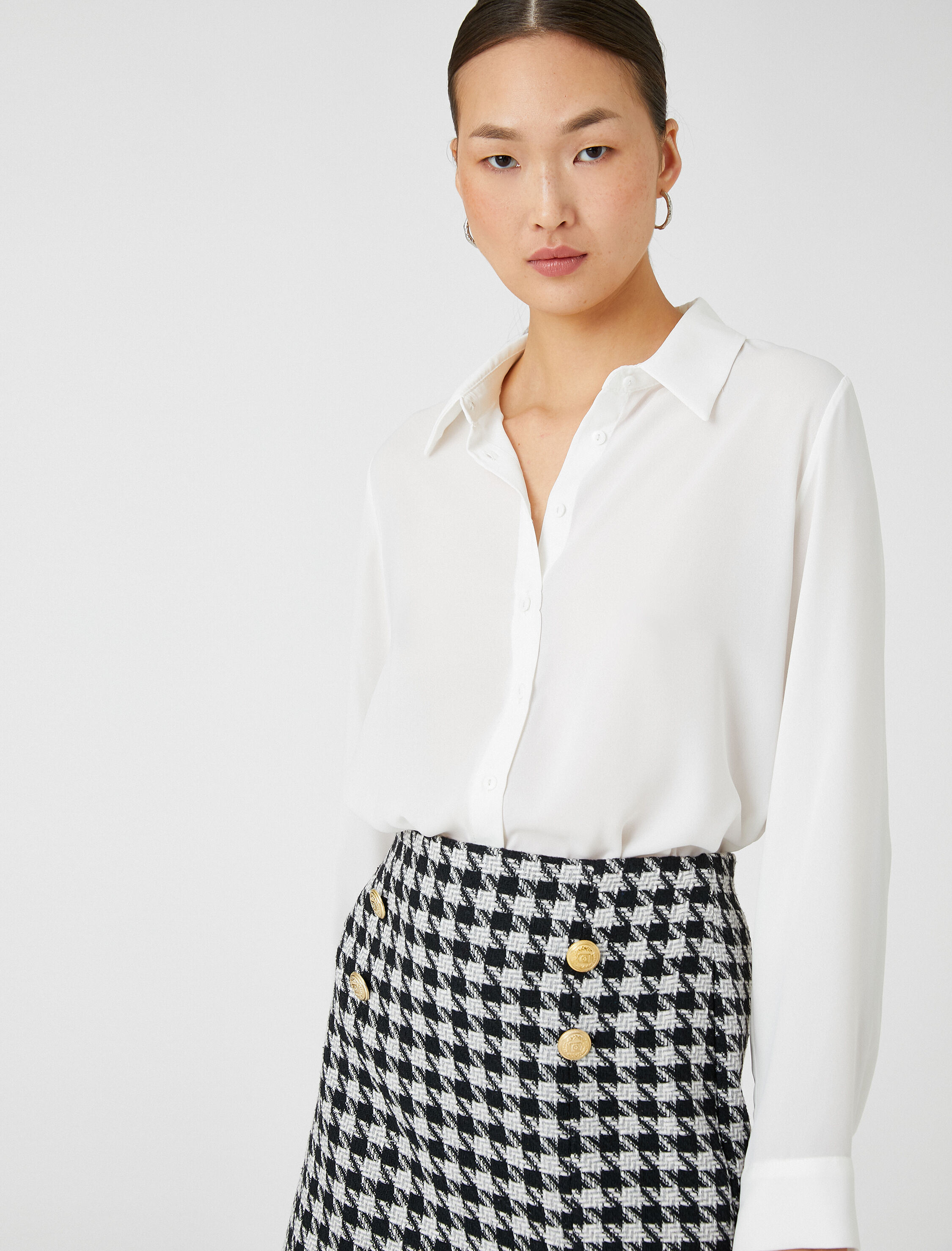   Basic Gömlek Uzun Kollu Düğmeli