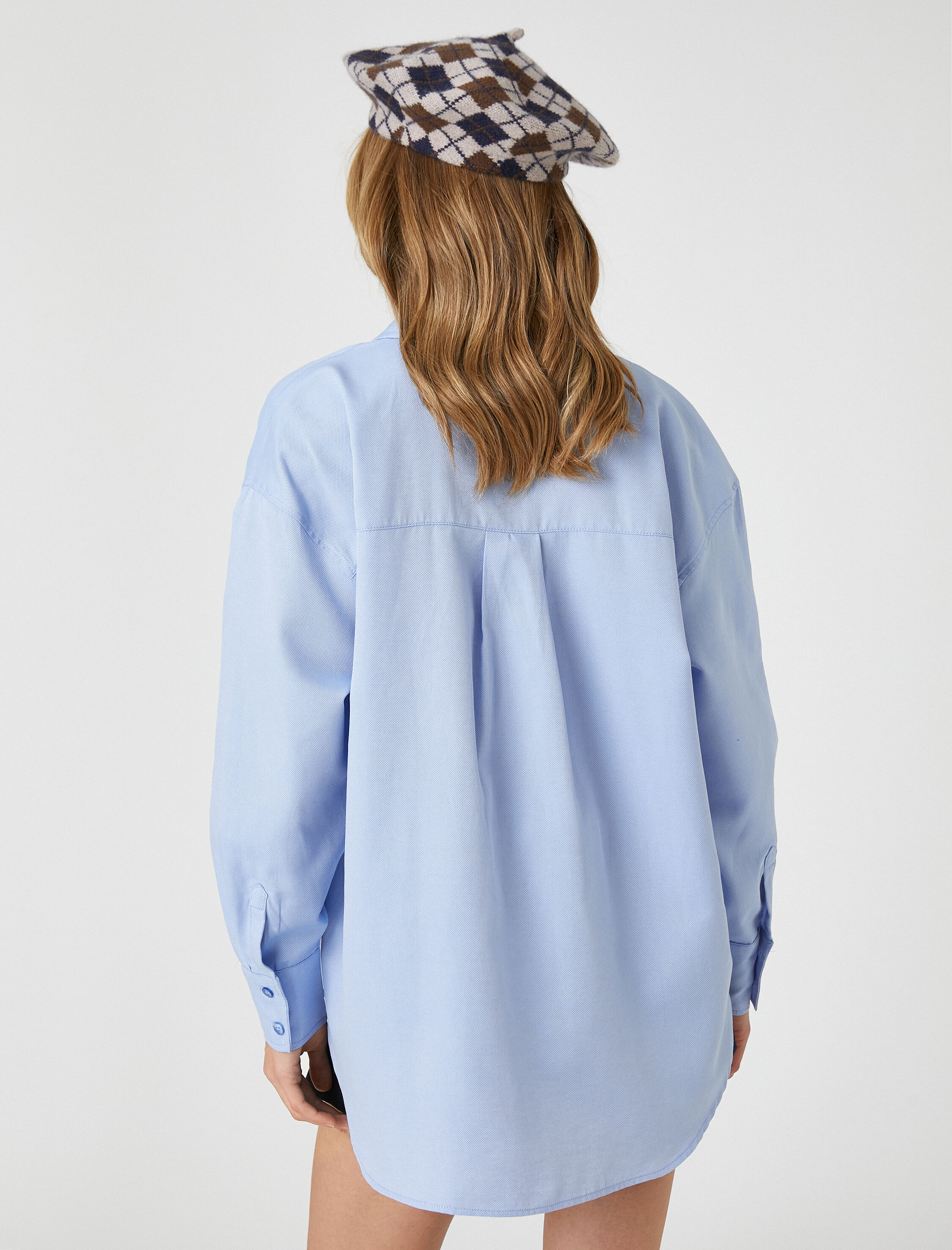   Uzun Kollu Oversize Gömlek