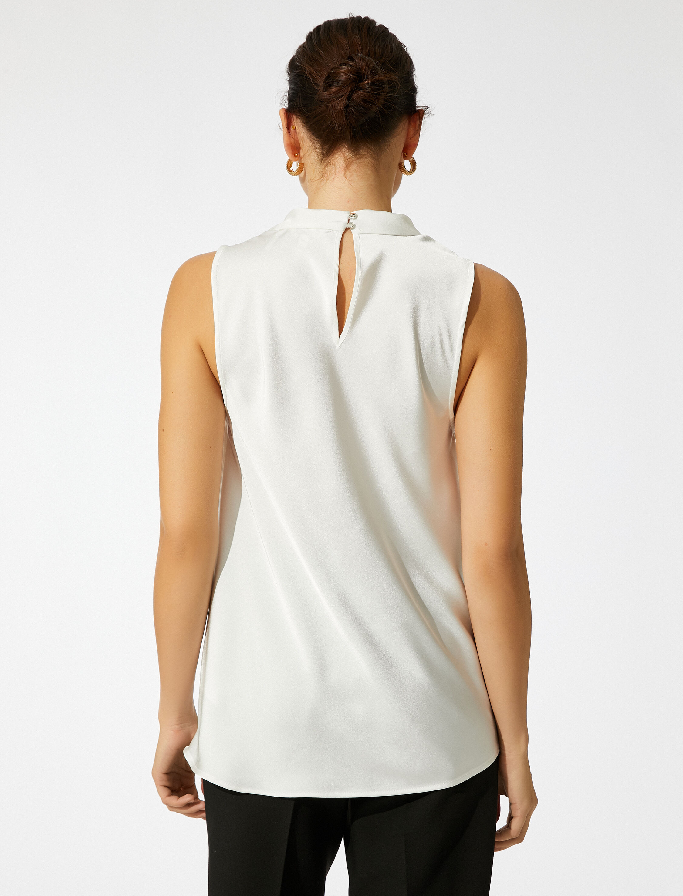   Degaje Yaka Kolsuz Bluz