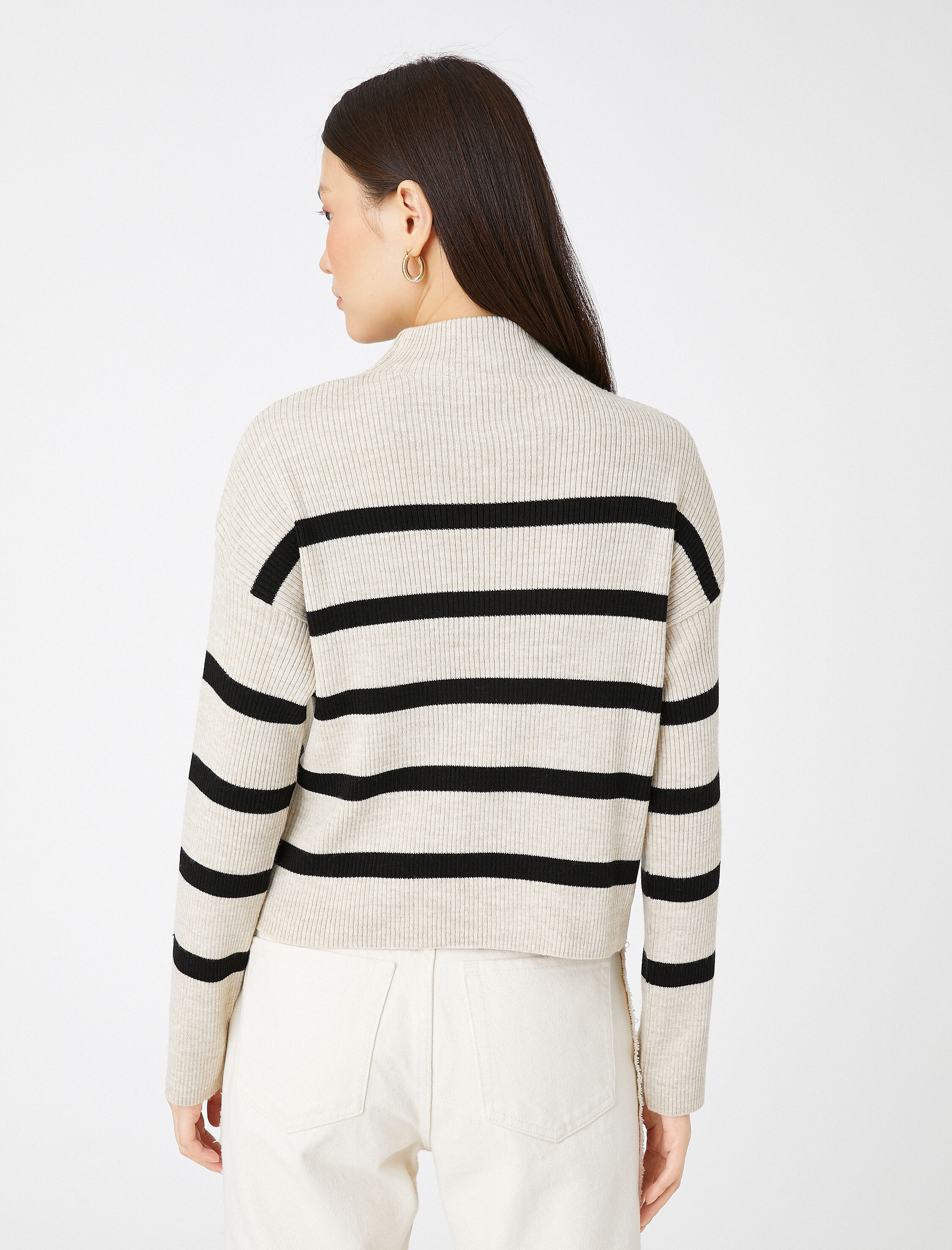   Yarım Balıkçı Yaka Kazak Triko