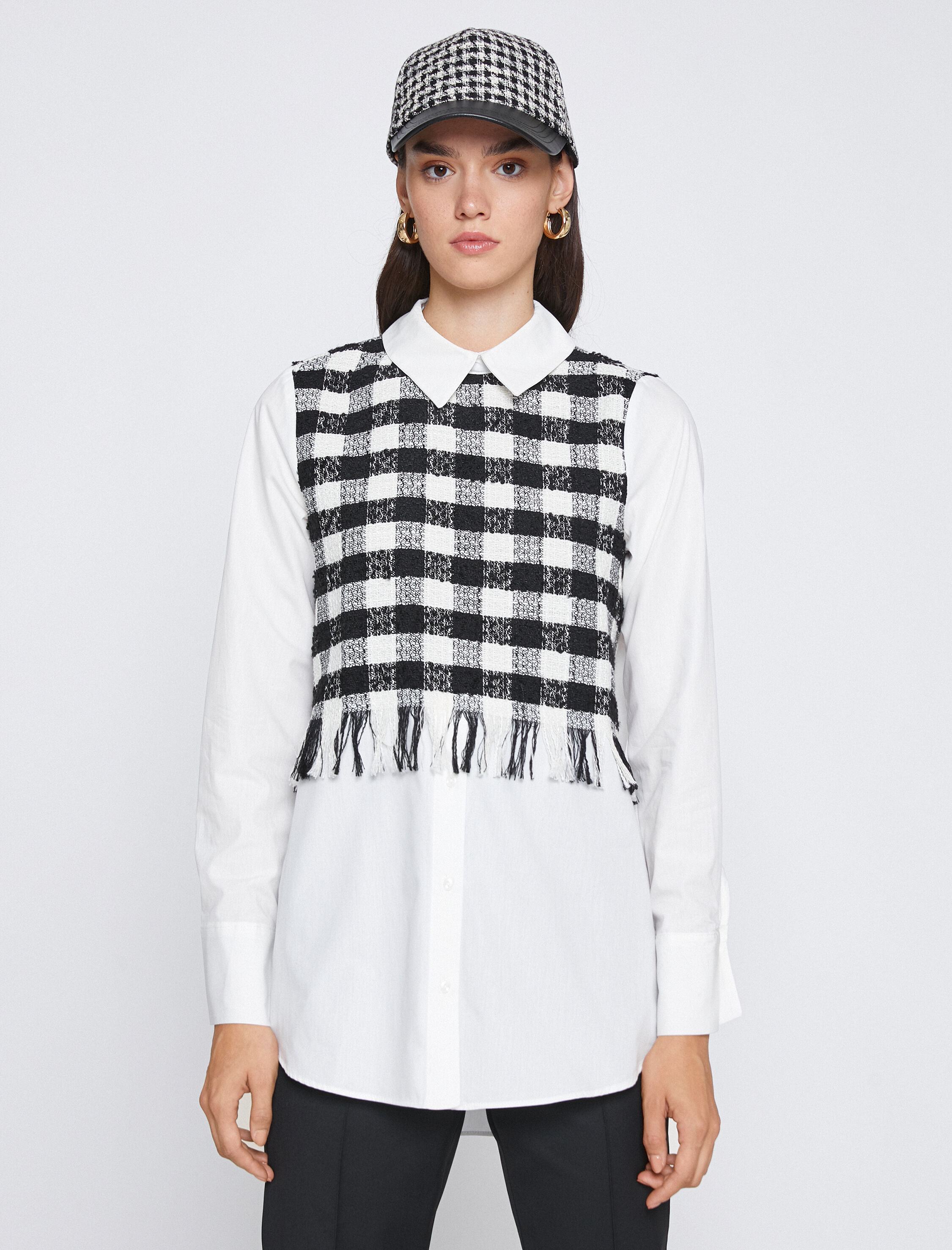   Tüvit Detaylı Gömlek Uzun Kollu