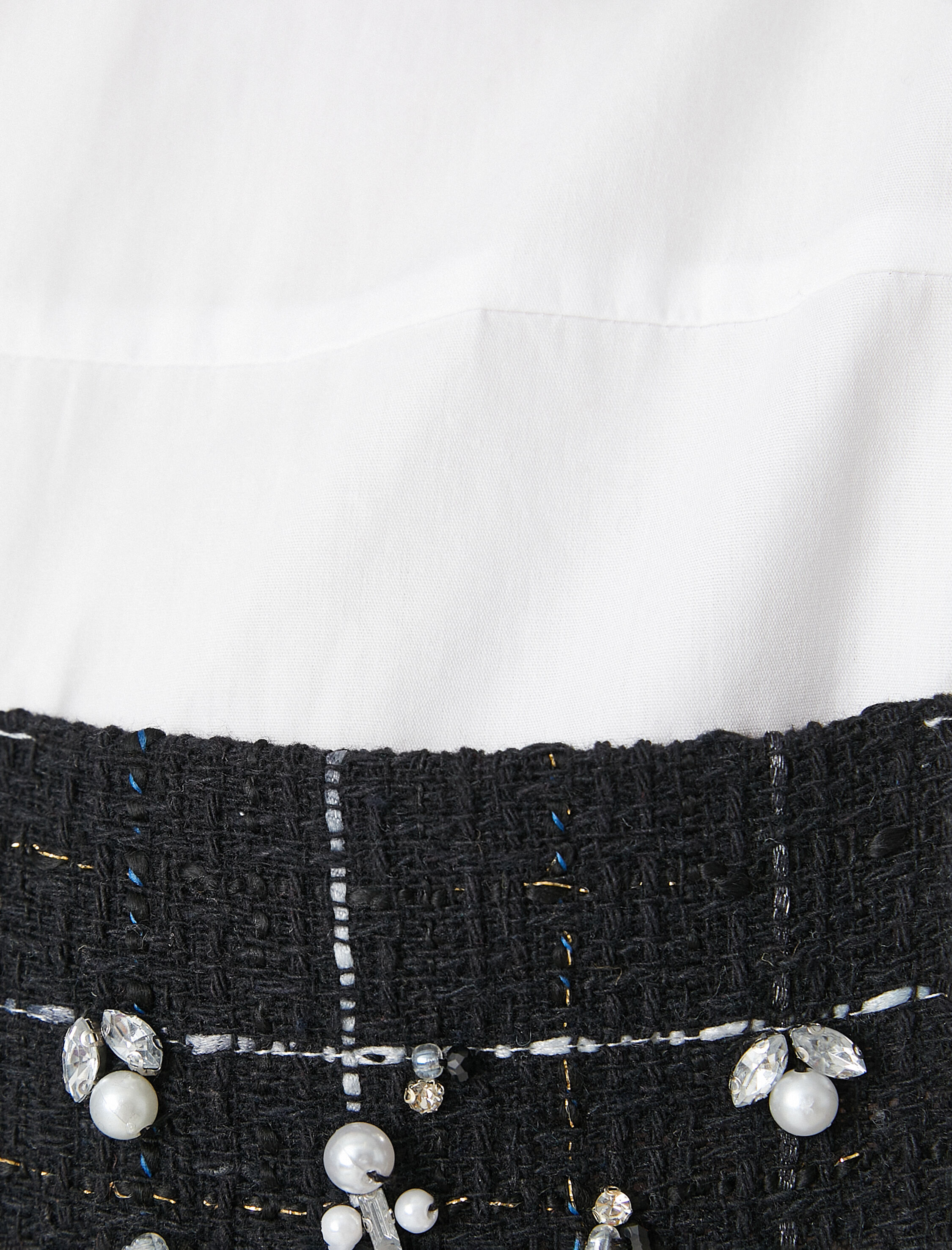   Crop Gömlek Tüvit Cep Detaylı