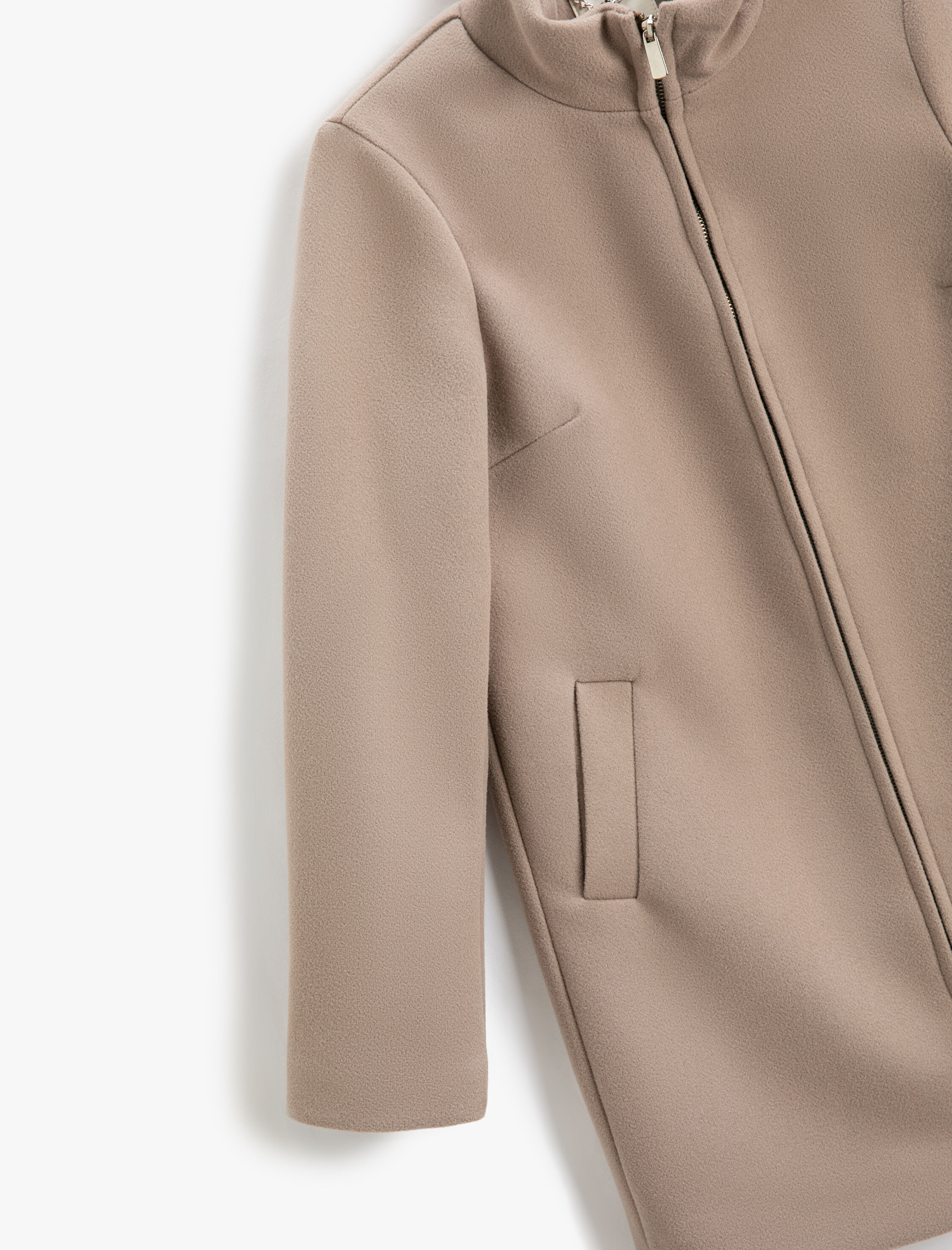   Fermuarlı Scuba Kaban