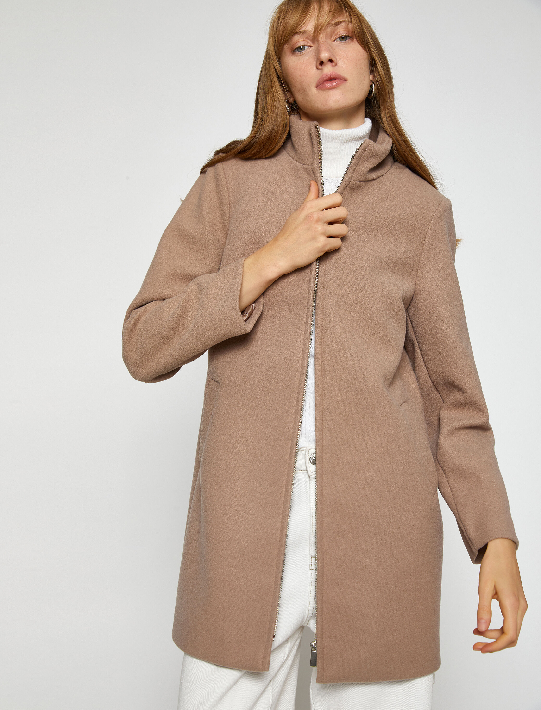   Fermuarlı Scuba Kaban