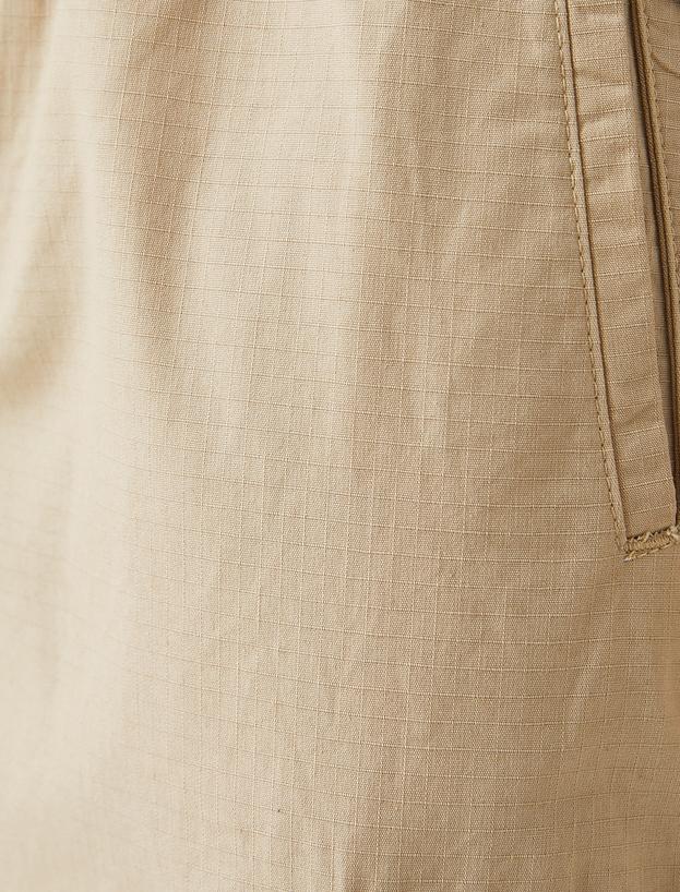   Jogger Kargo Pantolon Beli Bağcıklı Cep Detaylı