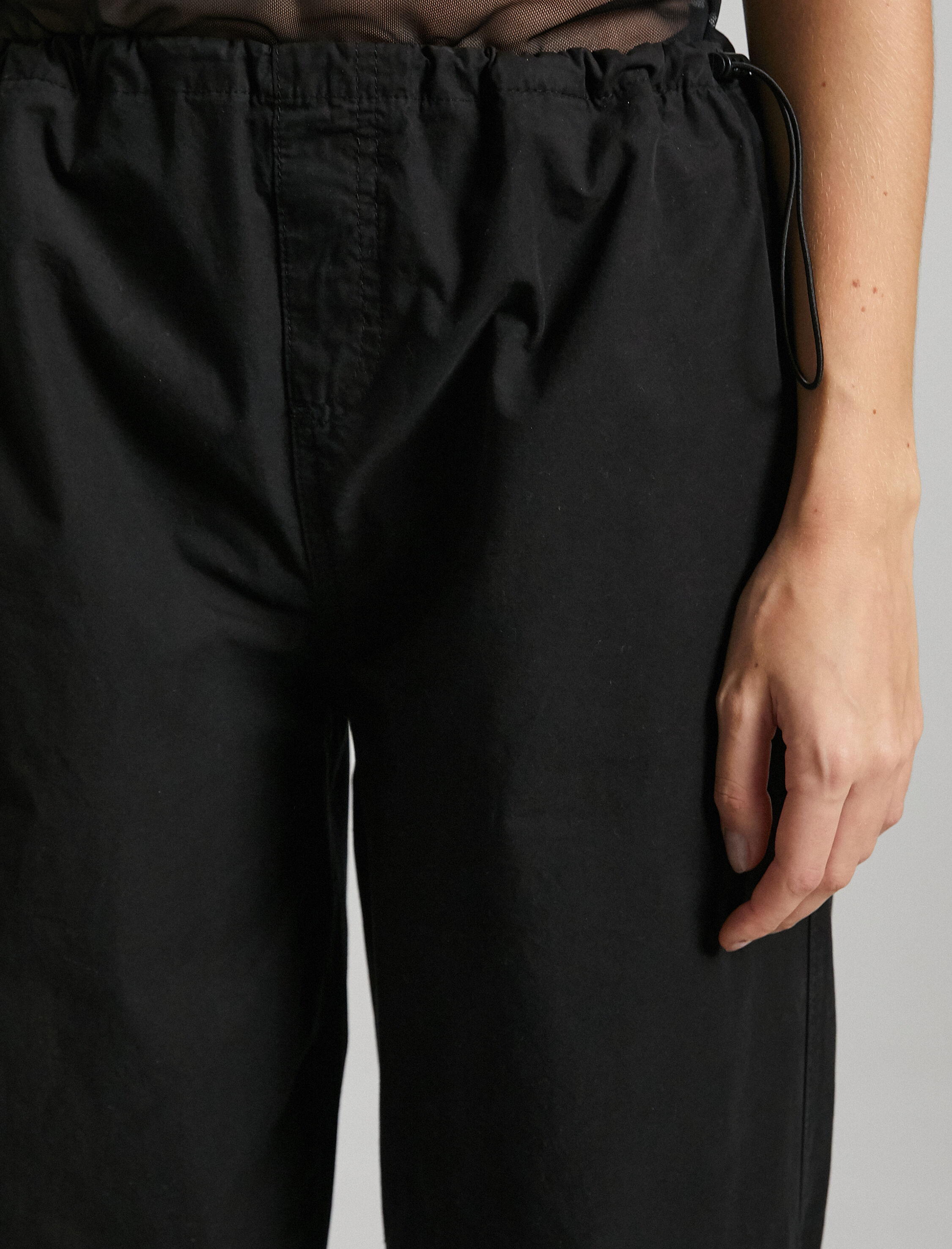   Kot Paraşüt Pantolon Cep Detaylı Beli Lastikli