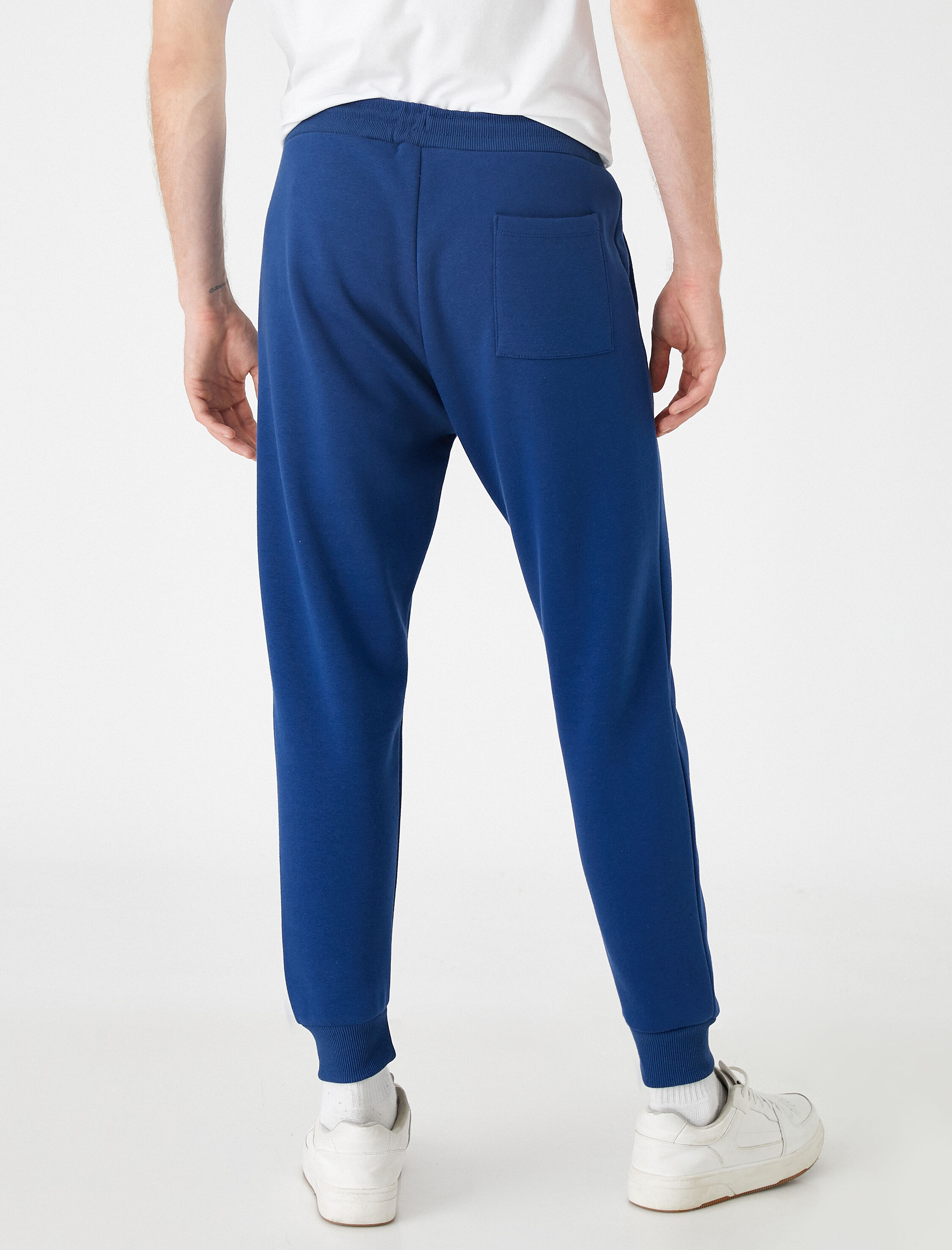 Basic Jogger Eşofman Altı Beli Bağcıklı Cepli Şardonlu