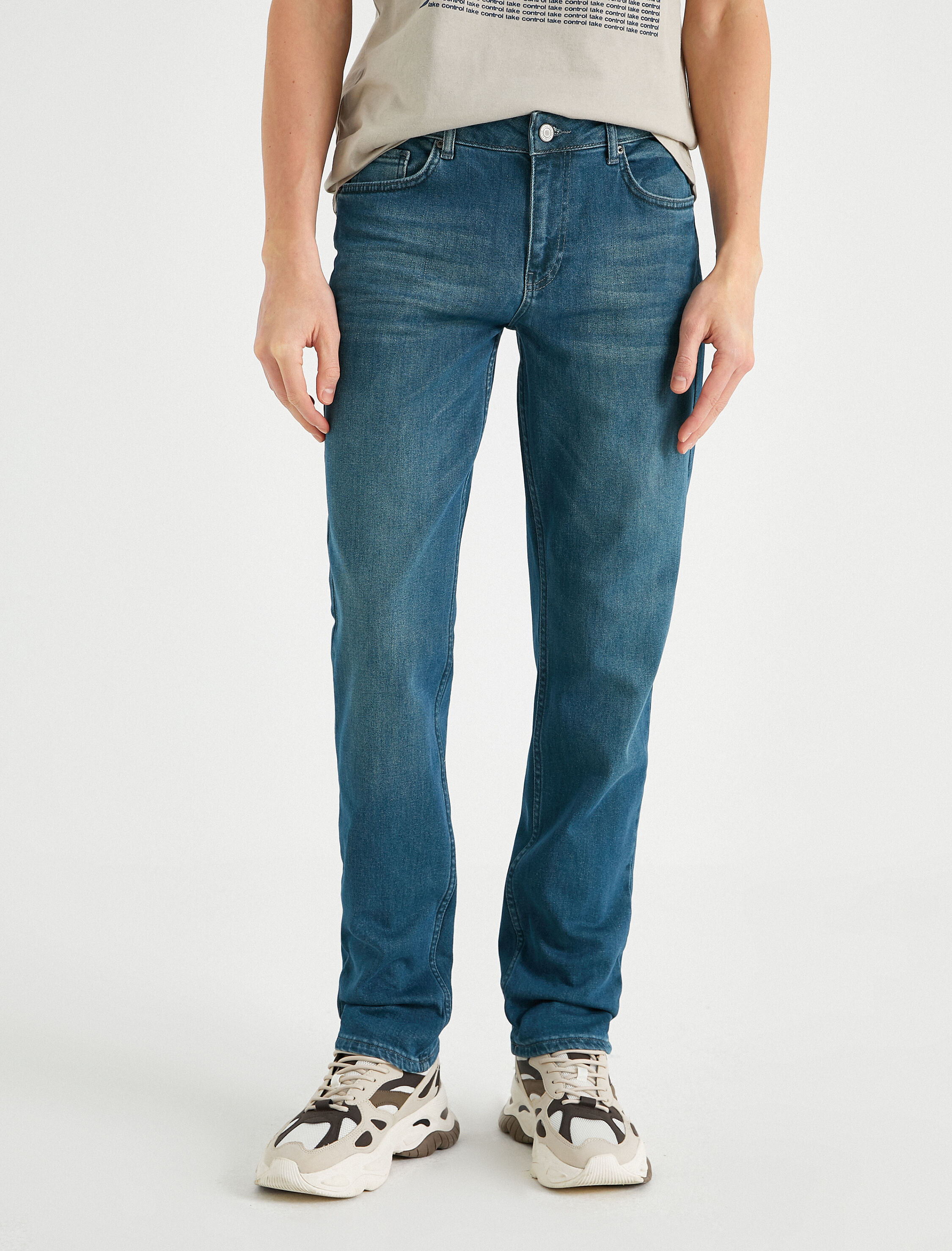 Slim Fit Kot Pantolon - Brad Jean