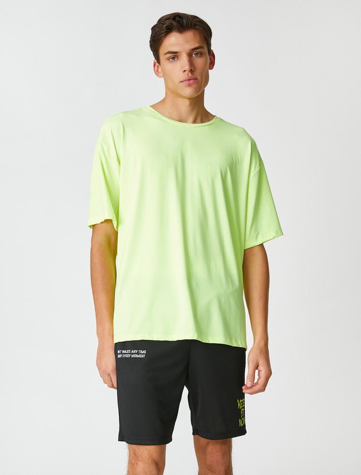  Şort Beli Bağlamalı Cepli Baskı Detaylı