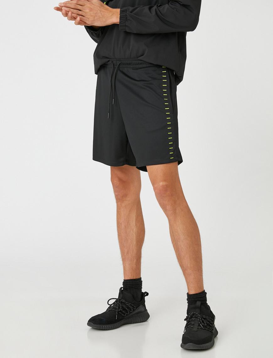   Basic Spor Şort Beli Bağcıklı