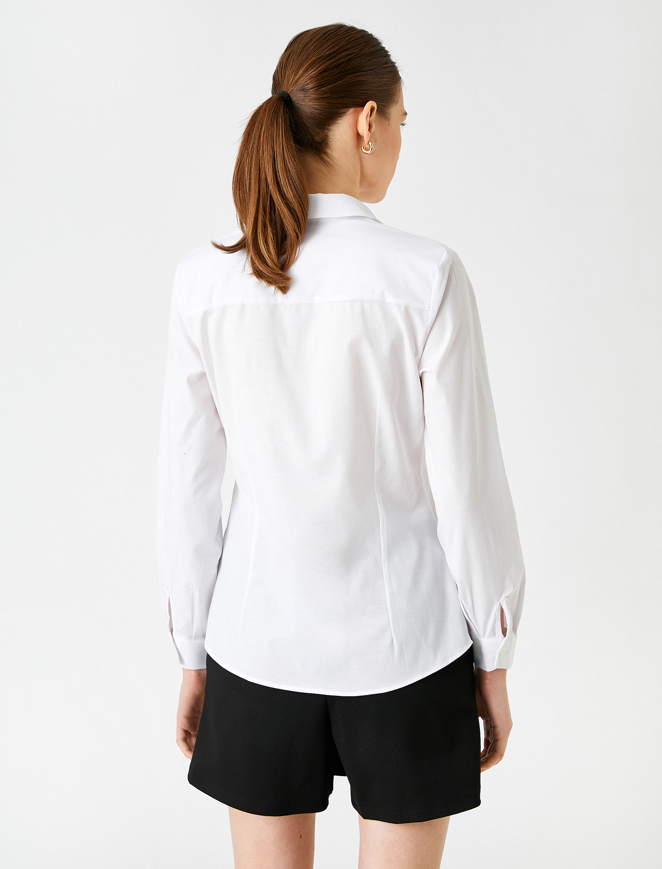   Basic Gömlek Uzun Kollu