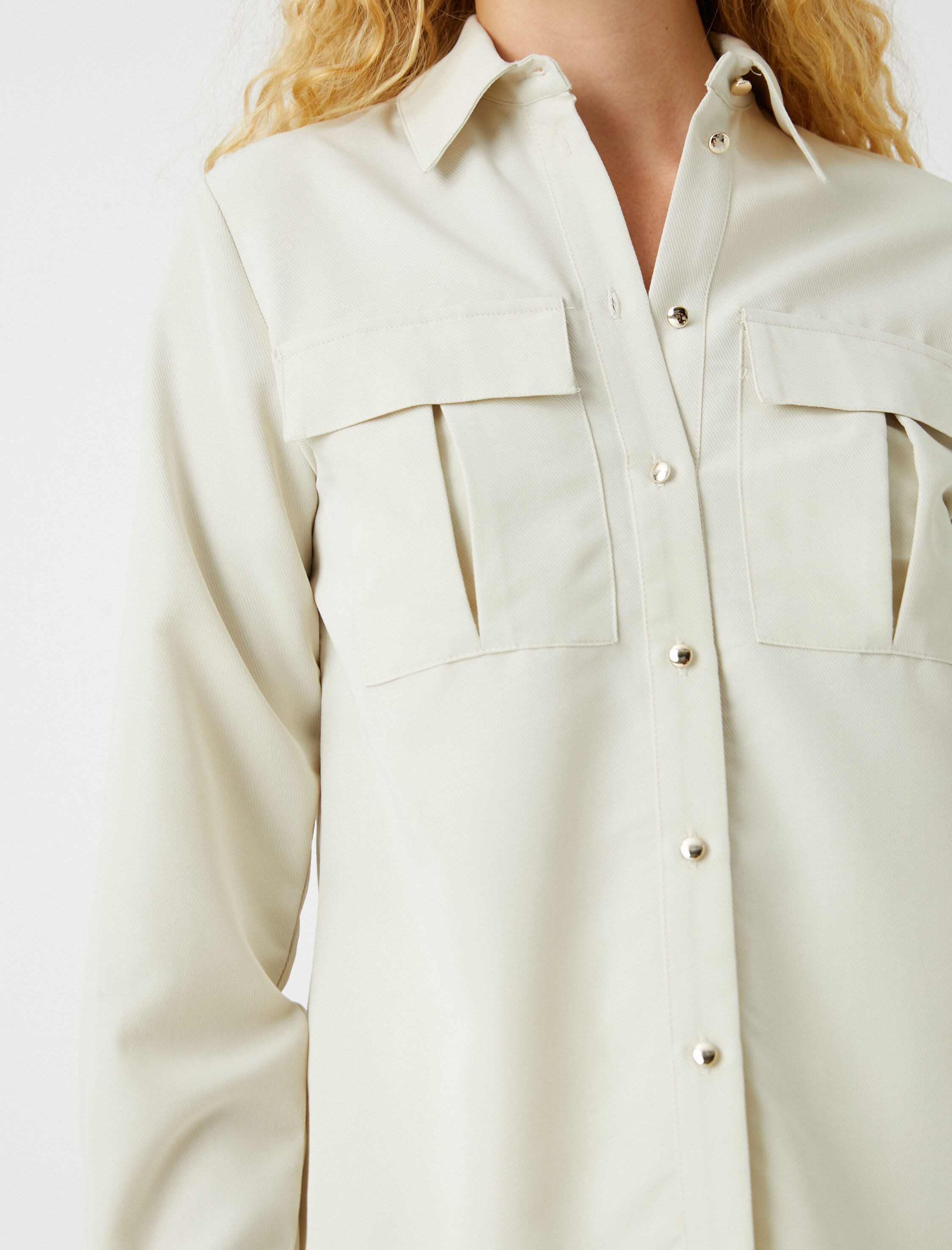   Cepli Gömlek Modal Karışımlı