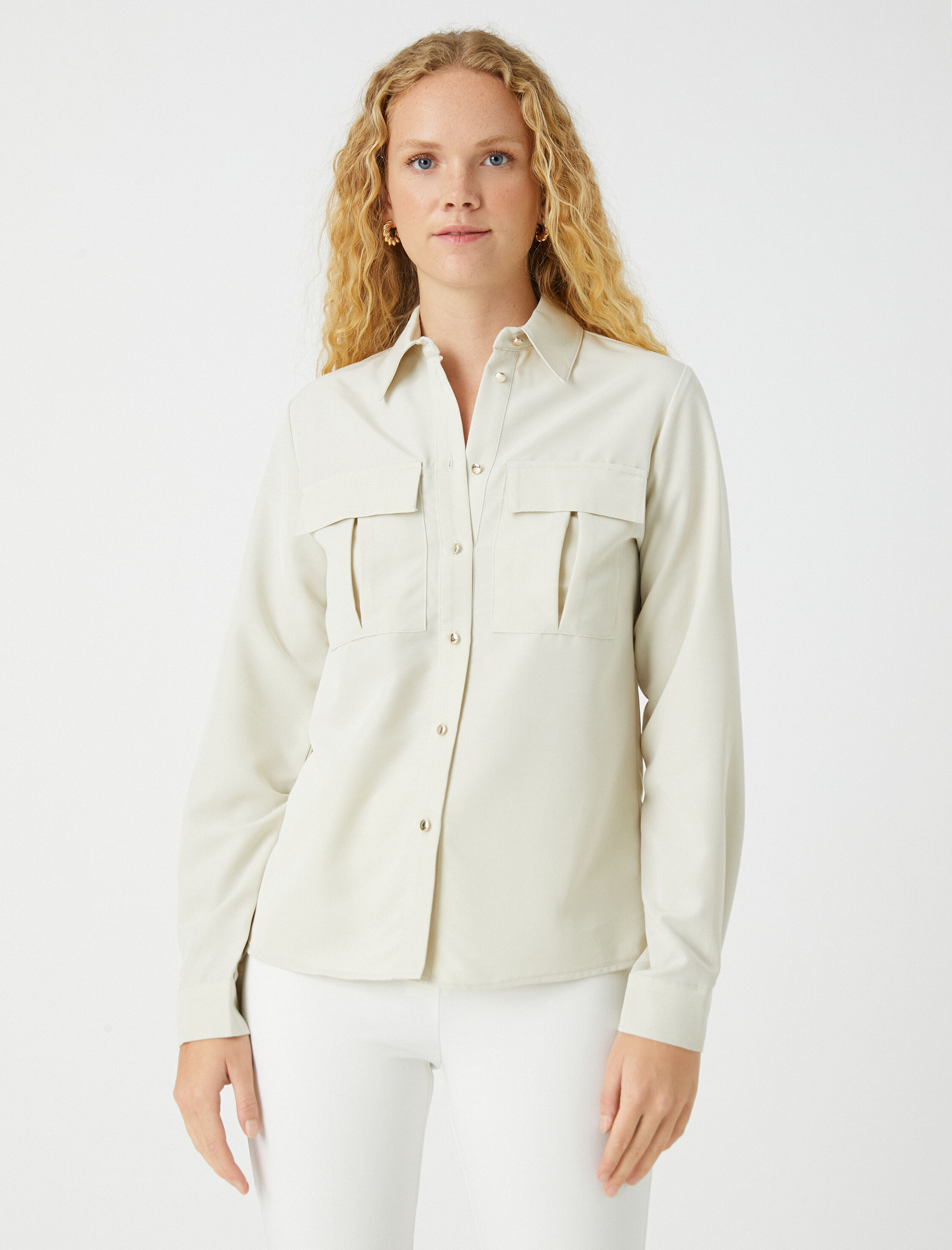   Cepli Gömlek Modal Karışımlı