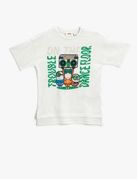 Minions Baskılı Tişört Lisanslı Kısa Kollu Bisiklet Yaka Pamuklu