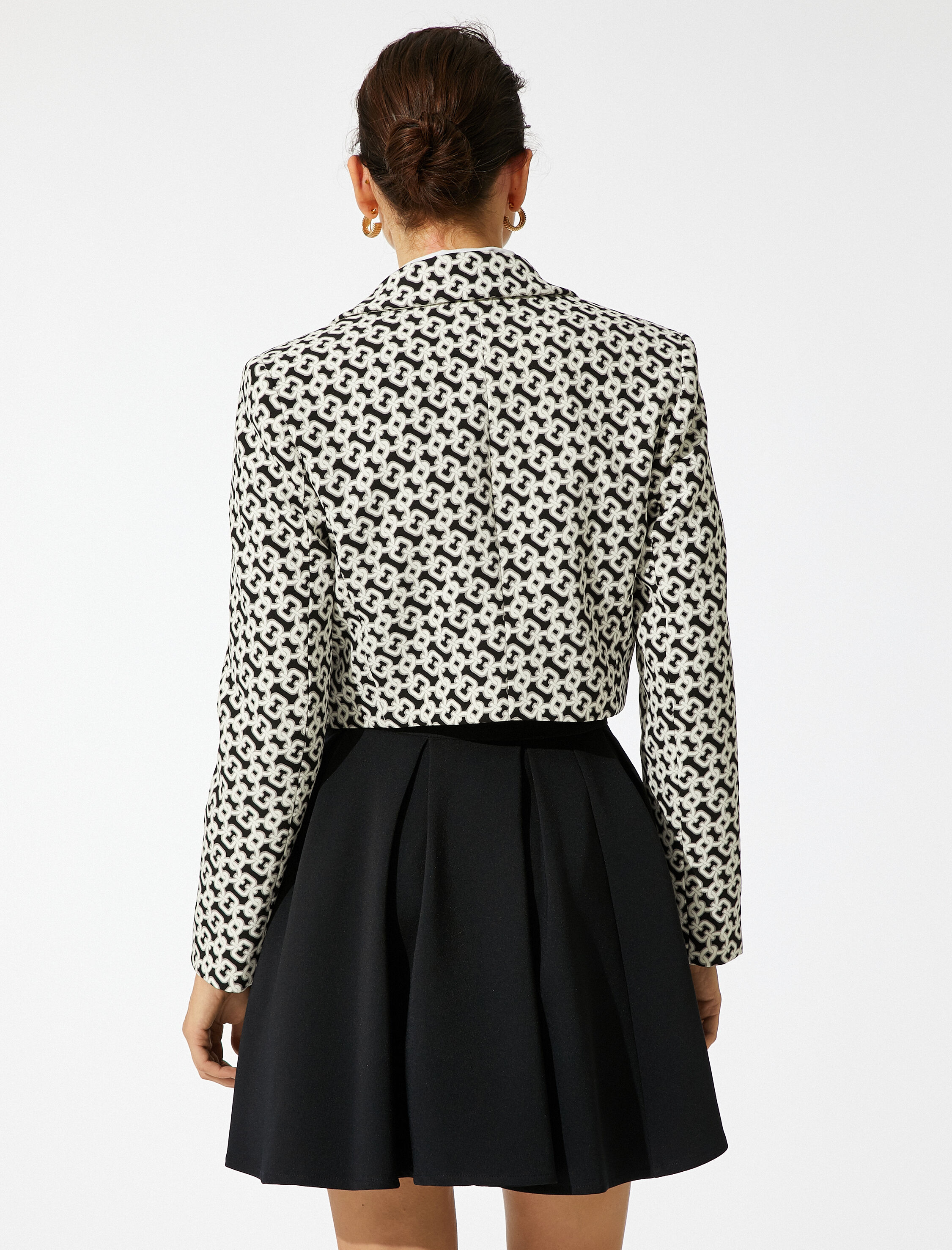   Kruvaze Crop Blazer Ceket