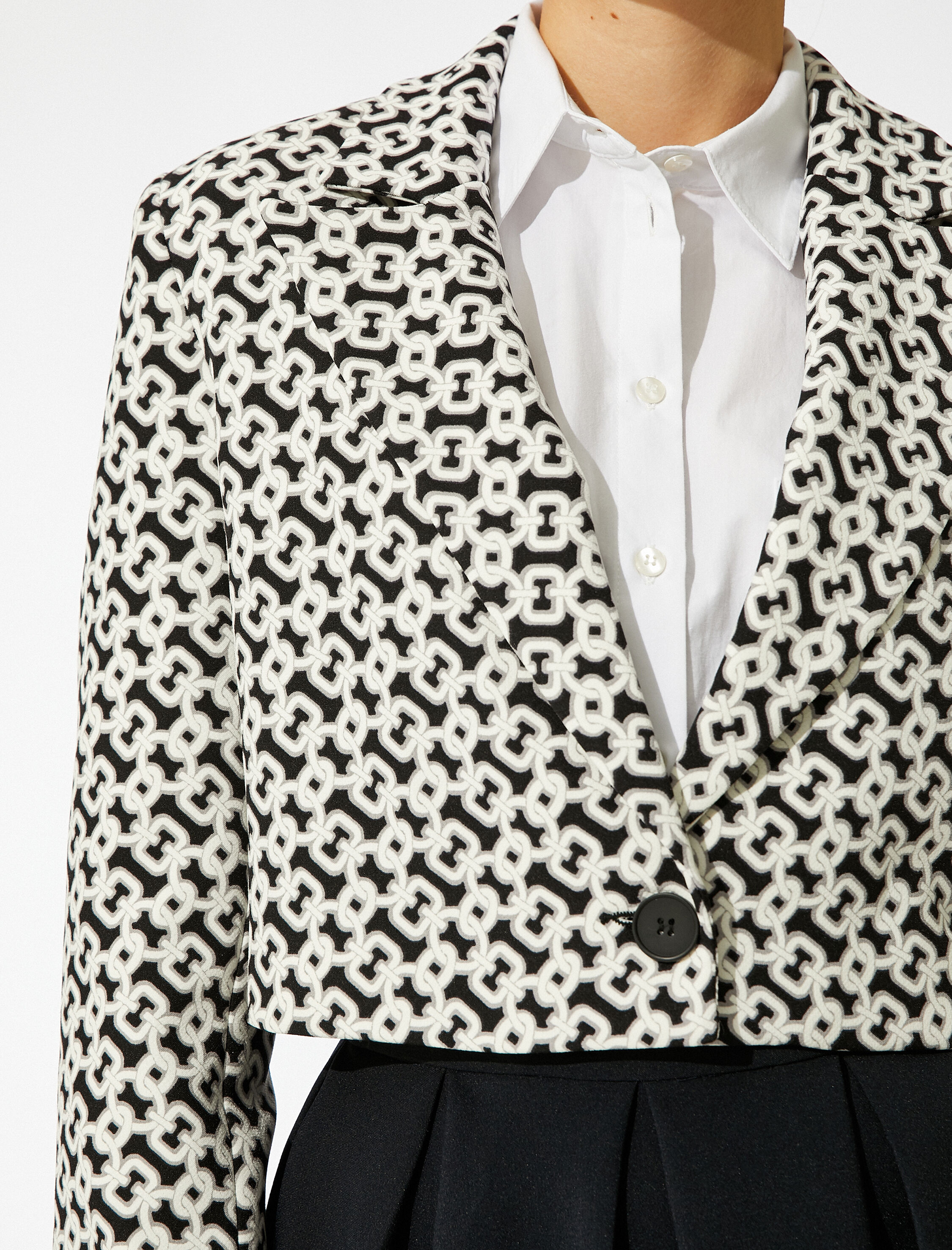   Kruvaze Crop Blazer Ceket