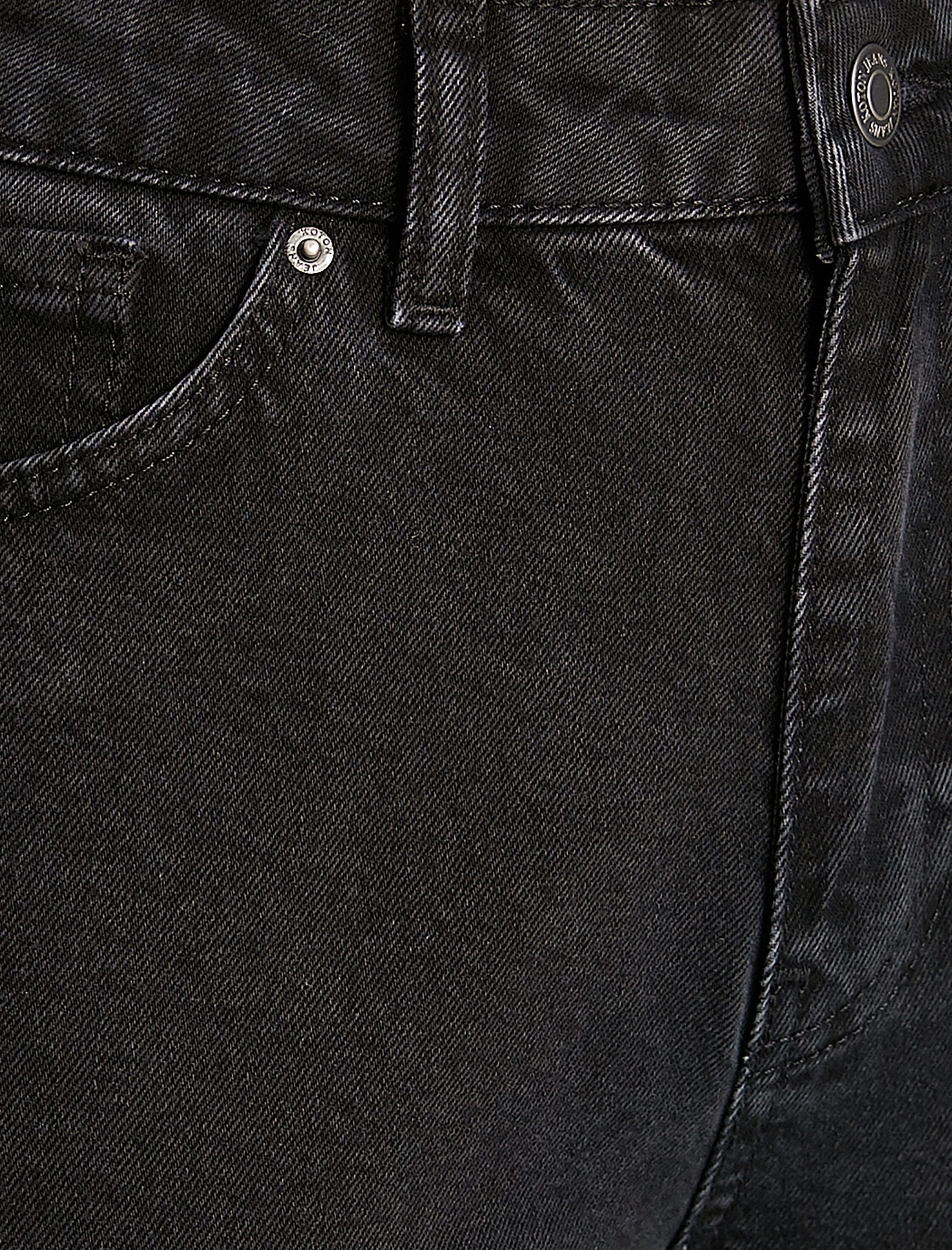   Mom Fit Kot Pantolon - Mom Jean