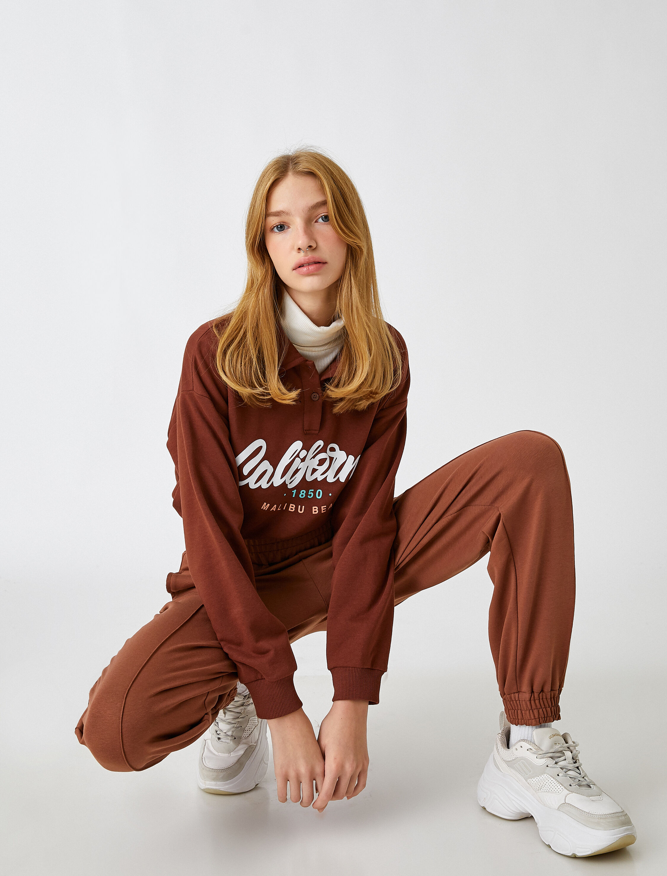   Jogger Eşofman Altı Yüksek Bel