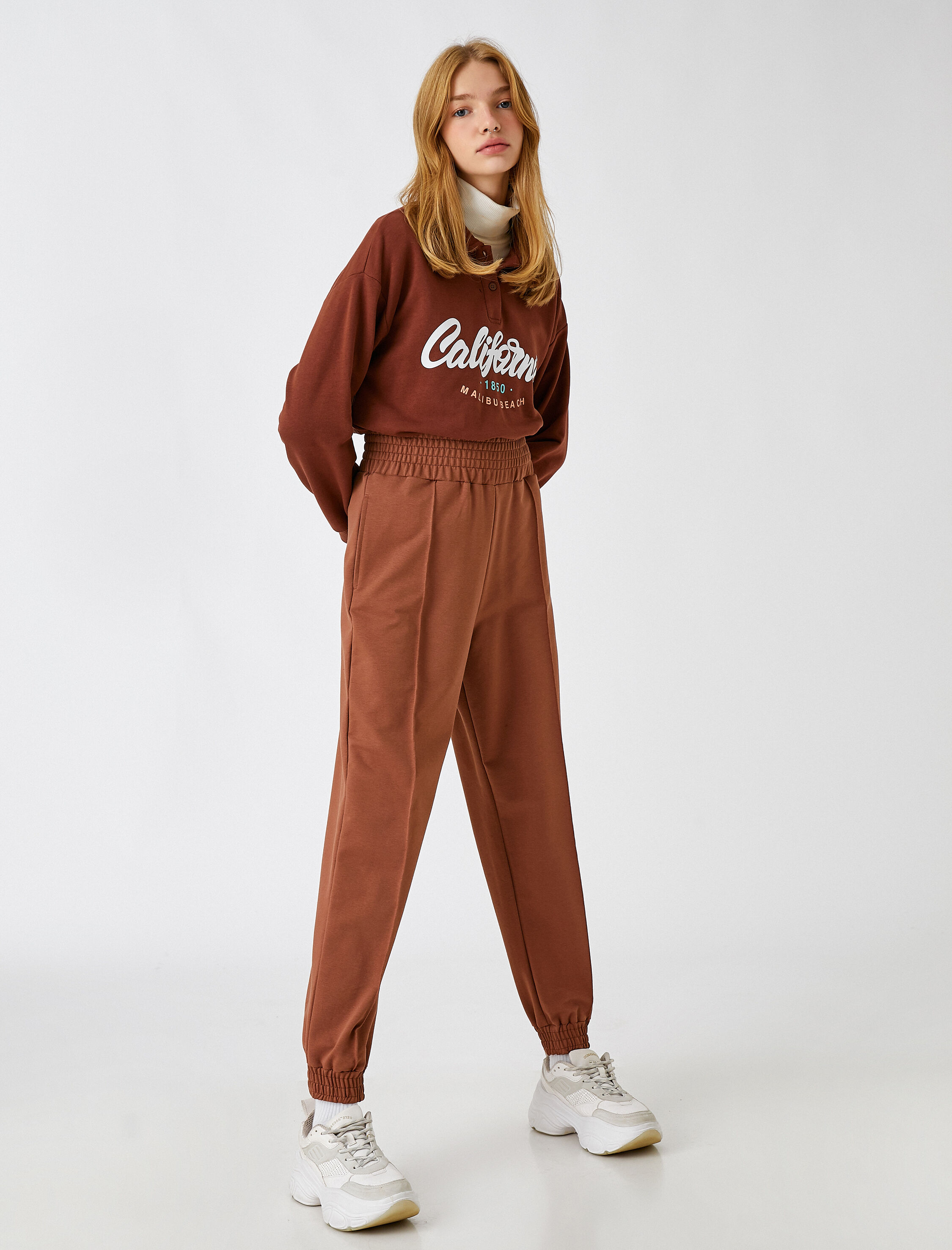   Jogger Eşofman Altı Yüksek Bel