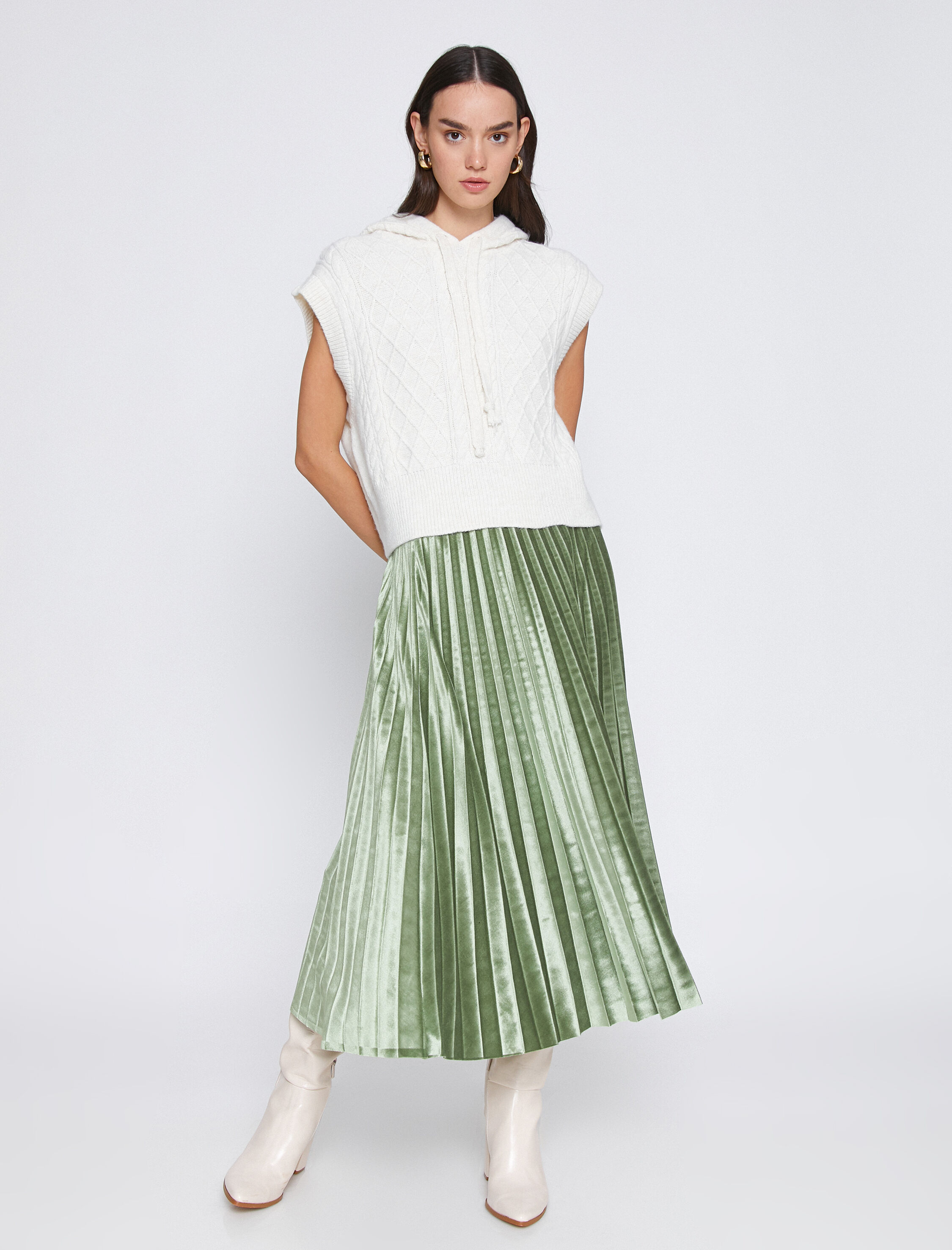   Midi Boy Piliseli Etek