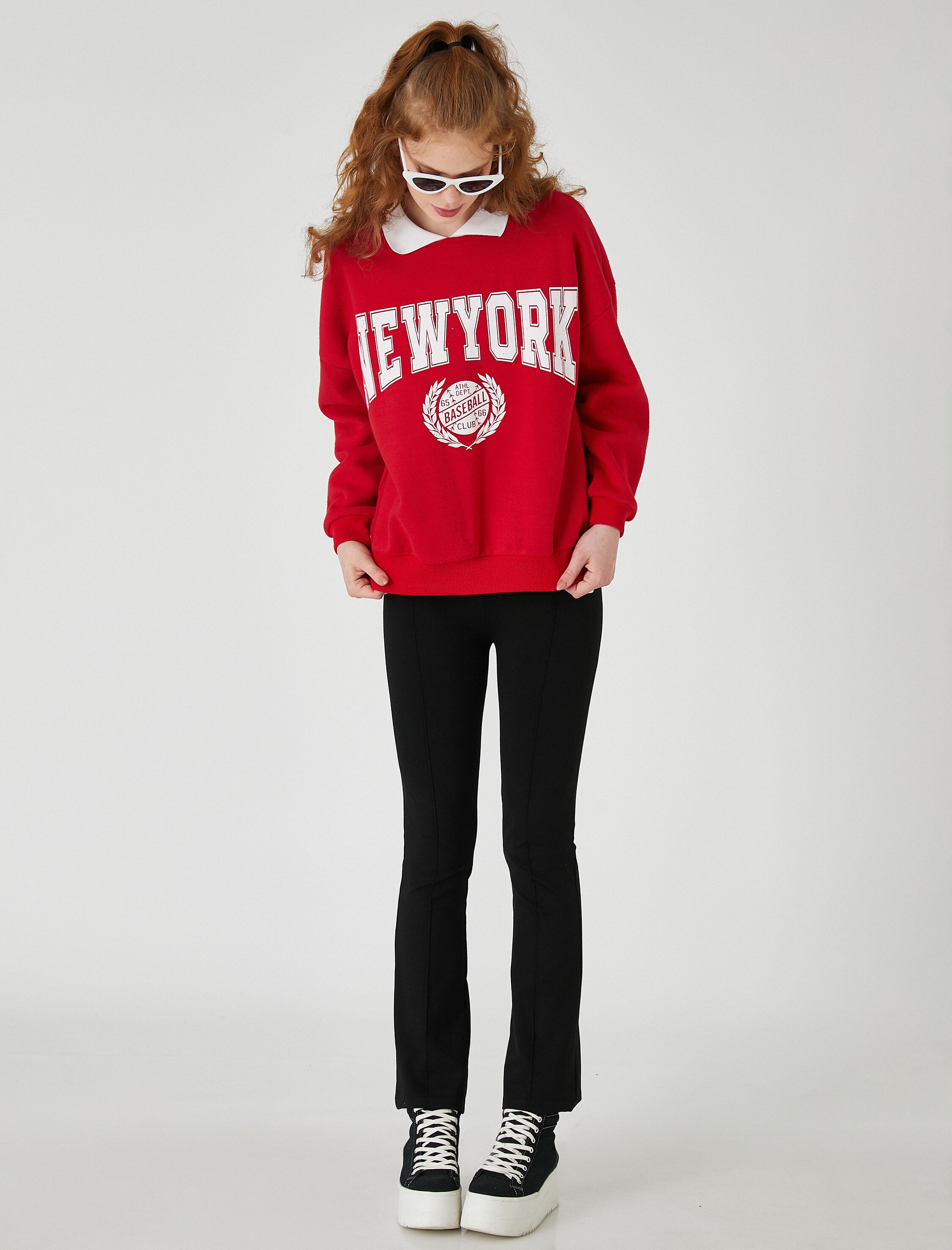   İspanyol Paça Pantolon Nervürlü