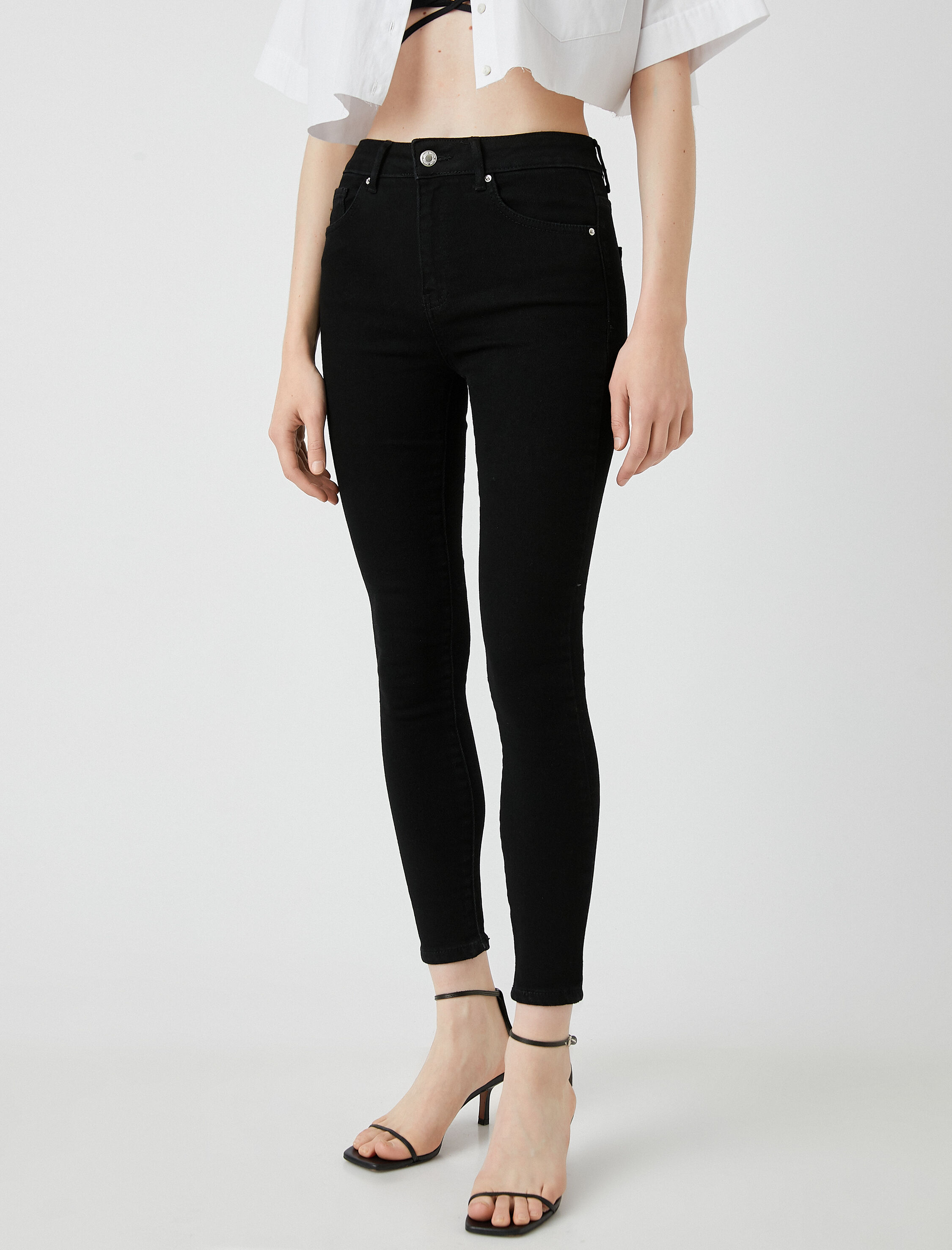   Dar Kesim Yüksek Bel Dar Paça - Carmen Jean