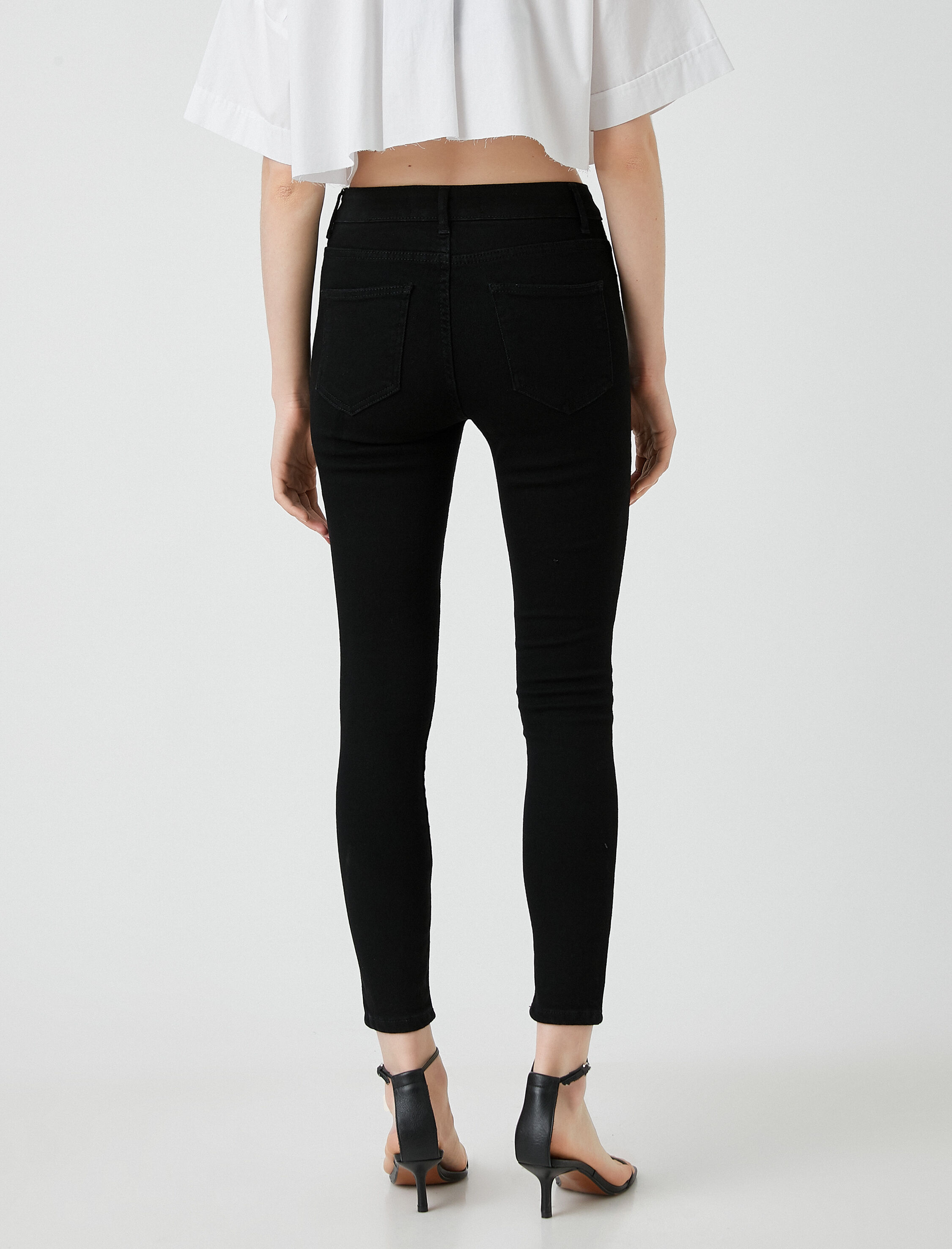   Dar Kesim Yüksek Bel Dar Paça - Carmen Jean