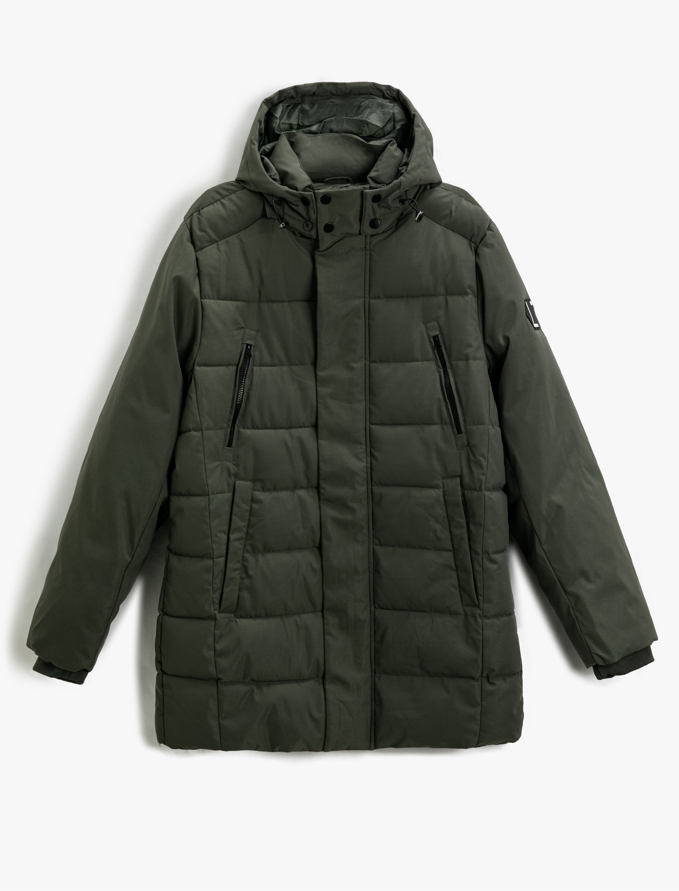   Anorak Şişme Mont Kapşonlu Cep Detaylı Su Geçirmez