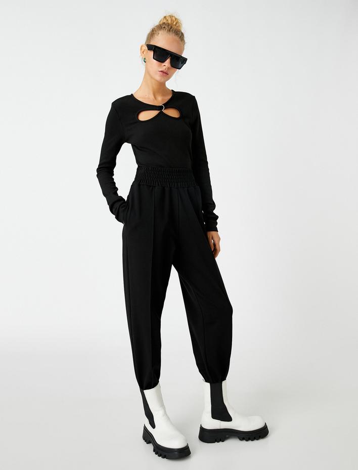  Jogger Eşofman Altı Yüksek Bel