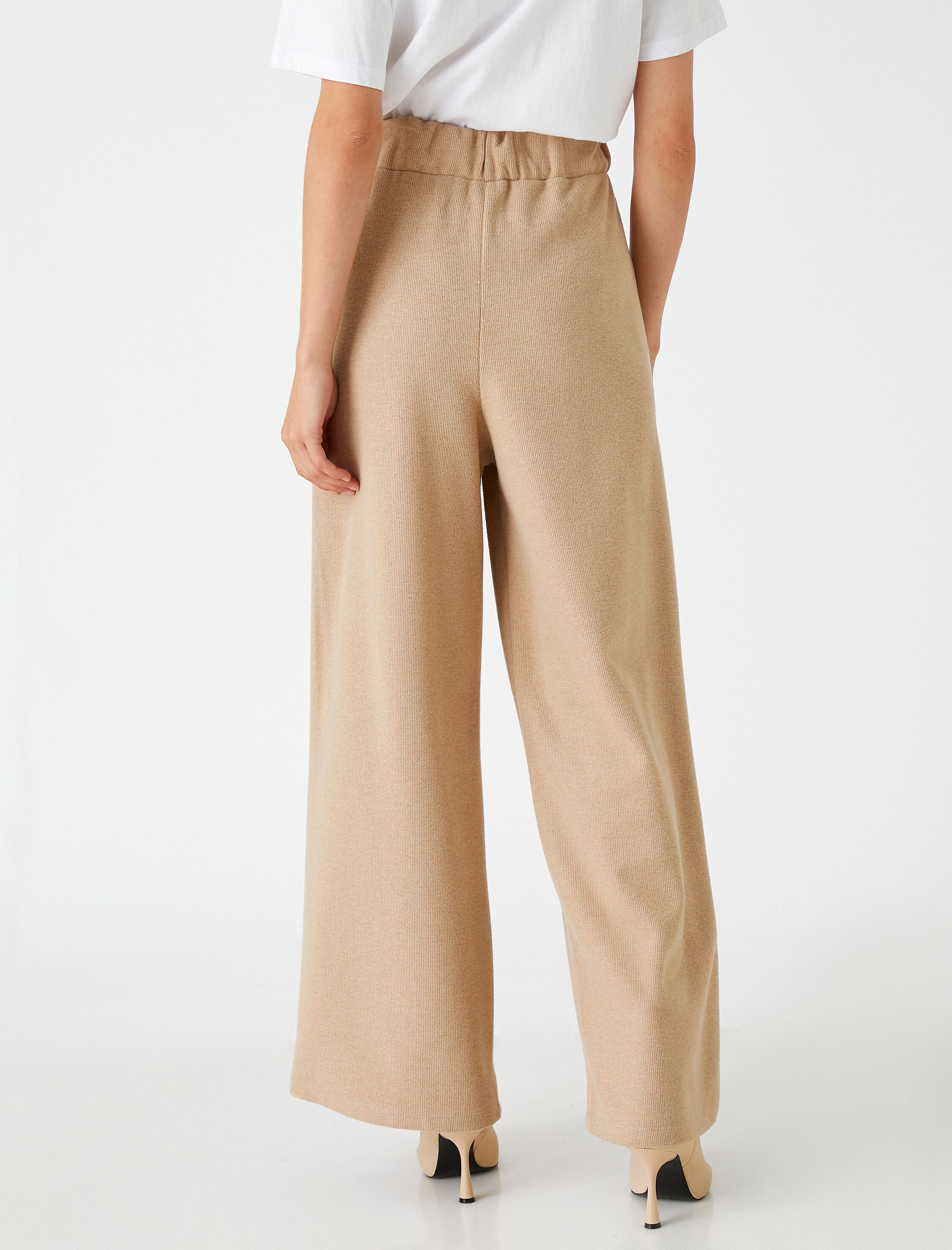   Bol Paça Pantolon Beli Bağlamalı