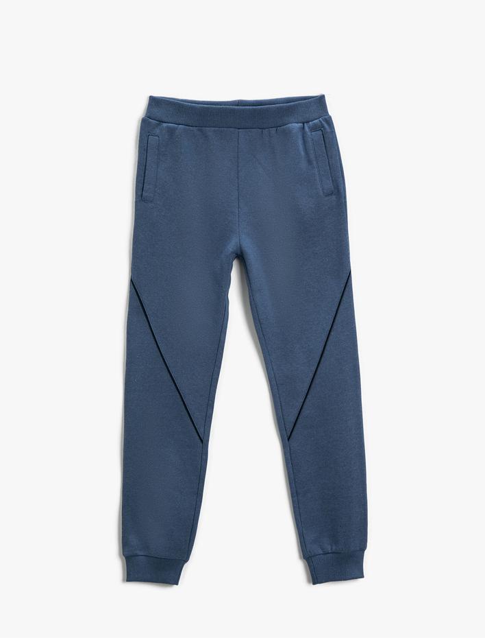 Erkek Çocuk Basic Jogger Eşofman Altı Beli Latikli